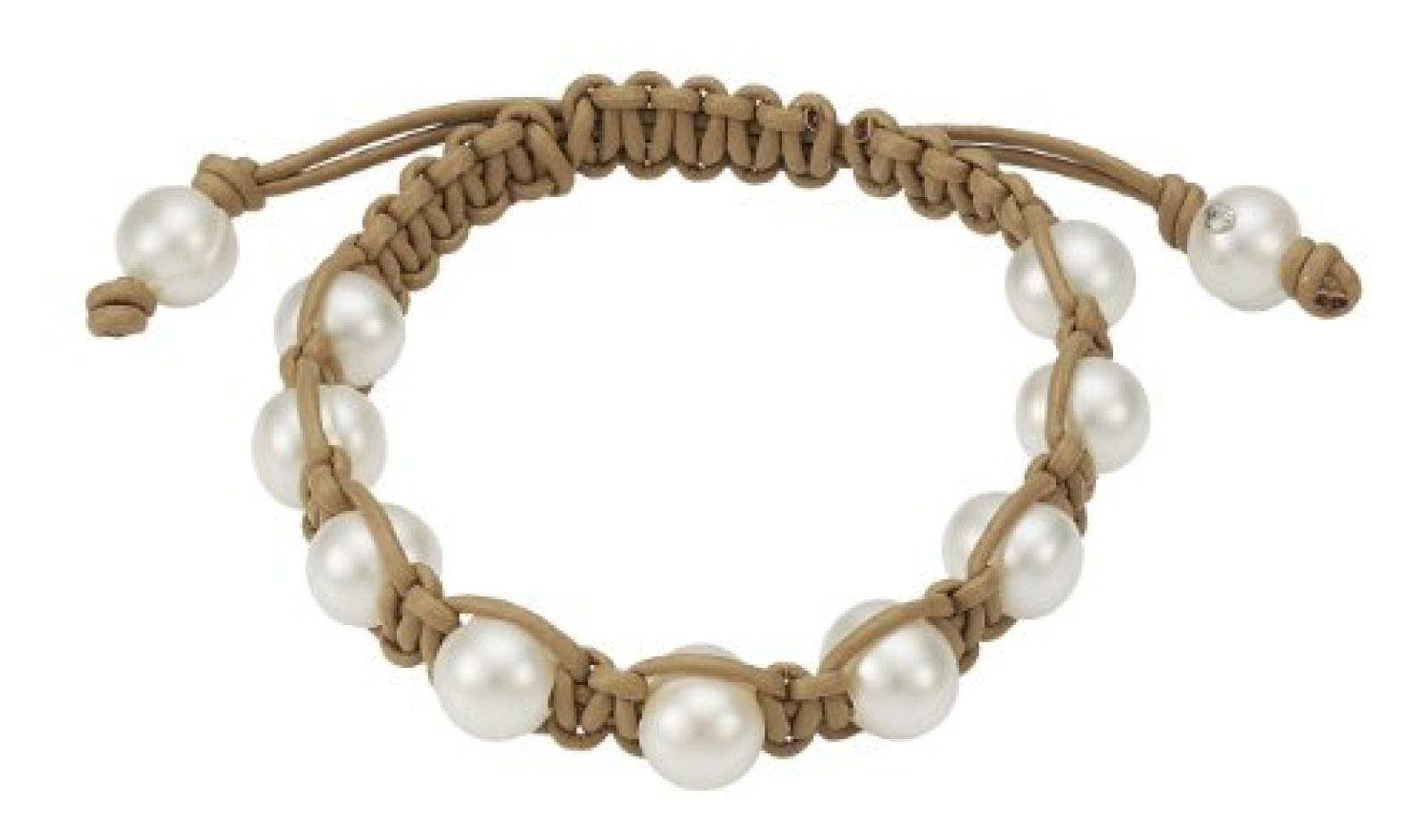 Adriana Damen-Armband S&uuml;&szlig;wasser Zuchtperlen L2-khaki 