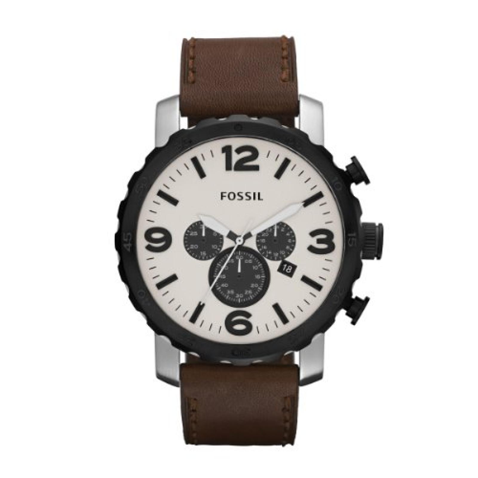 Fossil Herren-Armbanduhr XL Chronograph Leder JR1390 Fossil Herren-Armbanduhr XL Chronograph Leder JR1390