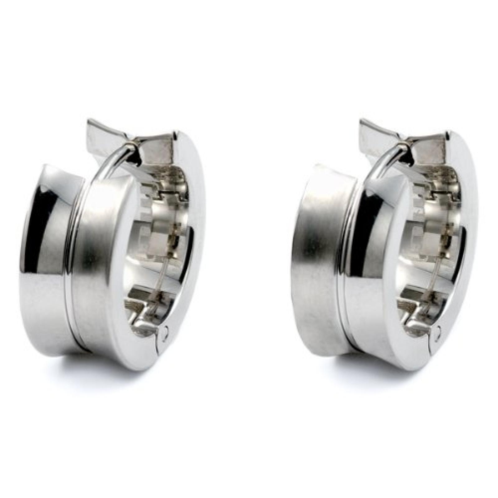 Monomania Edelstahlklappcreolen.antiallergen.mittel.rund.Hohlkehle.Mittelschnitt.teilpoliert 30211 Monomania Edelstahlklappcreolen.antiallergen.mittel.rund.Hohlkehle.Mittelschnitt.teilpoliert 30211