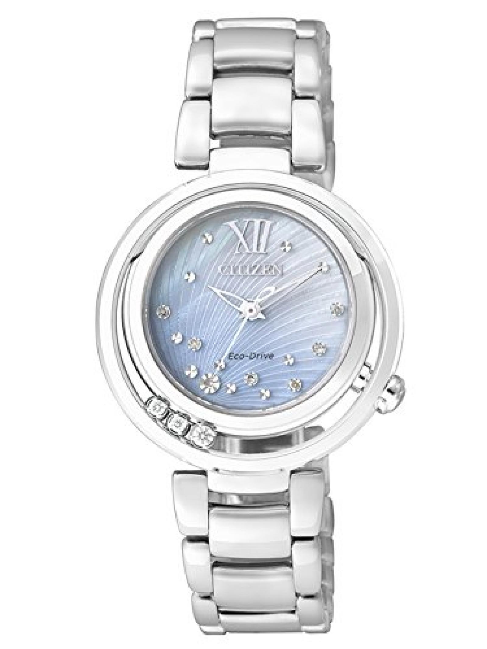 Citizen Damen-Armbanduhr Citizen L Analog Quarz Edelstahl EM0321-56D Citizen Damen-Armbanduhr Citizen L Analog Quarz Edelstahl EM0321-56D