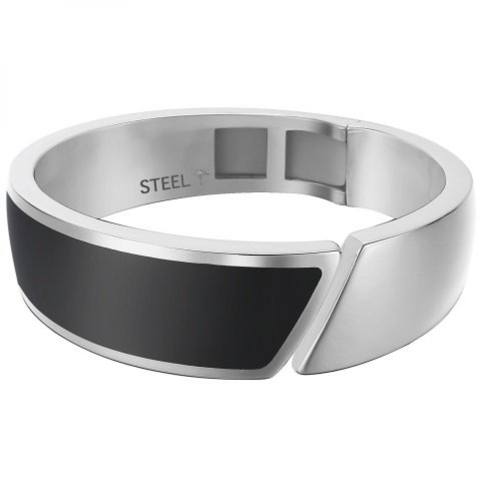 Joop JPBA10079A600 Damen Armreif Match Edelstahl Schwarz 