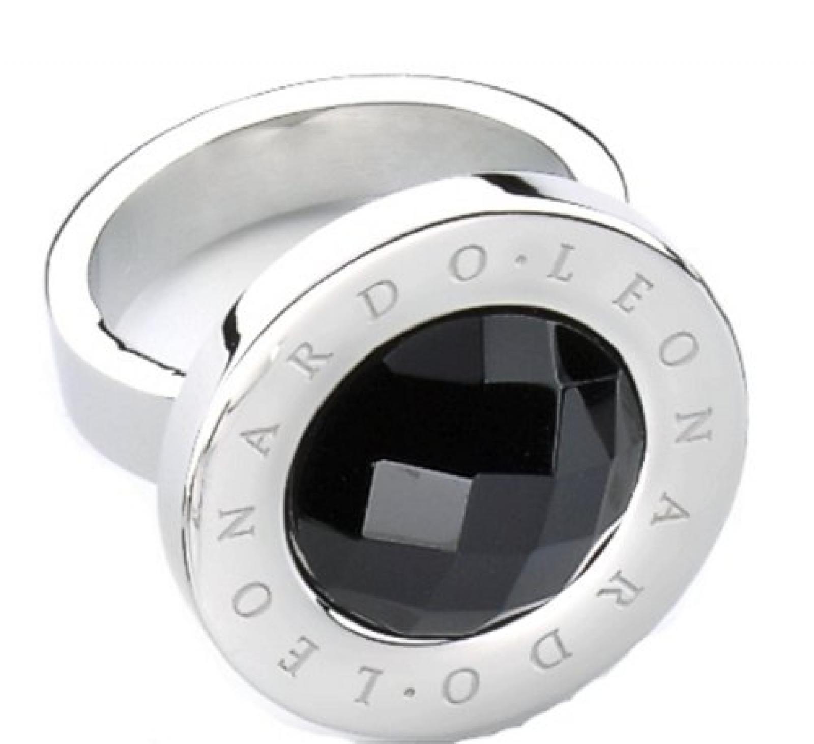 LEONARDO Schmuck: Ringe/Ring Größe Ø 17 (entspr. Umfang Größe 54), Art. 010019, MATRIX schwarz 