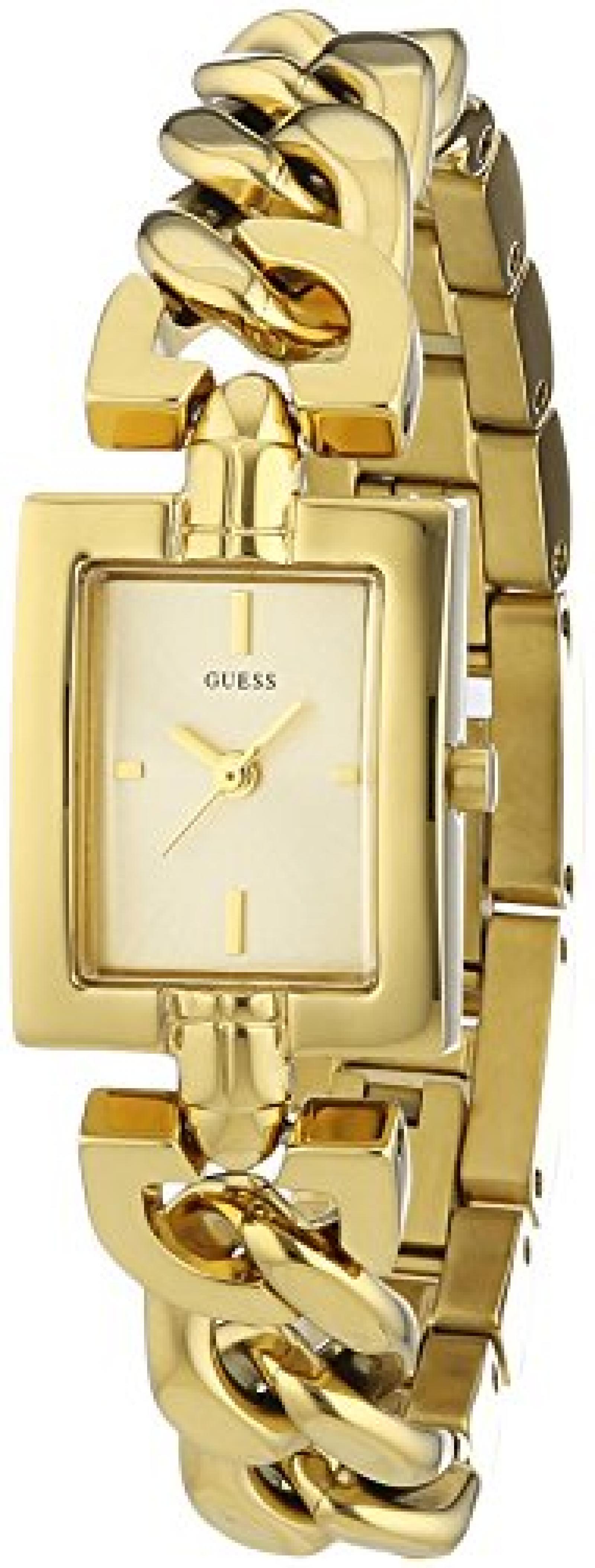 Guess Damen-Armbanduhr XS Analog Quarz Edelstahl beschichtet W0437L2 