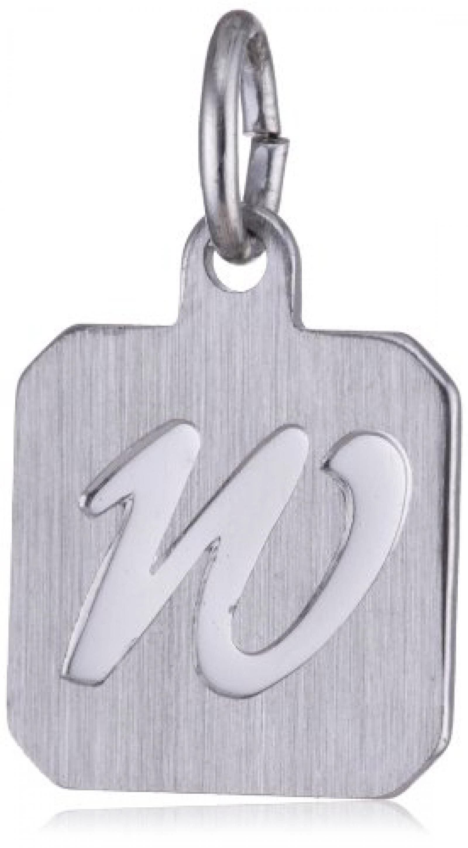Amor Unisex-Anh&auml;nger Buchstaben "W" Silber 925 305556 