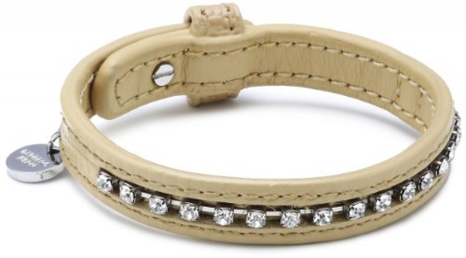 Dyrberg / Kern Armband Leder mit Schmuckelementen 