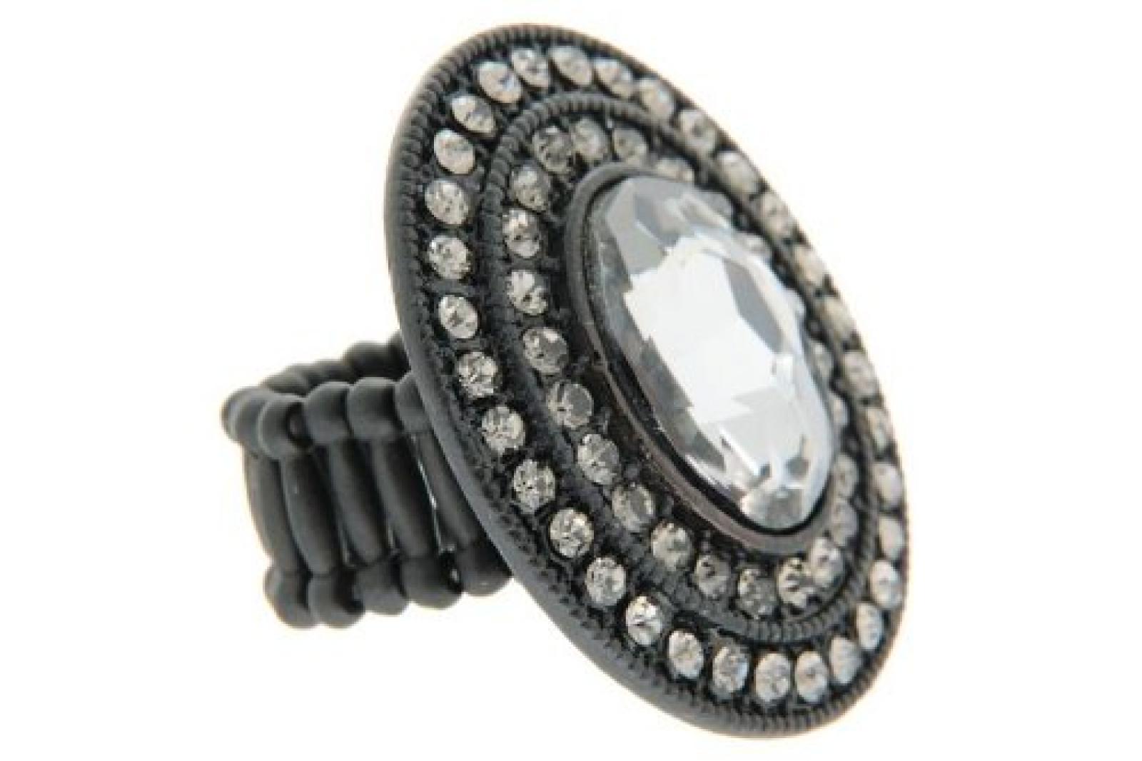 Sweet Deluxe Damen-Ring Messing sweet deluxe Damen Stretchring Barock 3 silber/bl.diamond 02762 Gr. 2762 Sweet Deluxe Damen-Ring Messing sweet deluxe Damen Stretchring Barock 3 silber/bl.diamond 02762 Gr. 2762