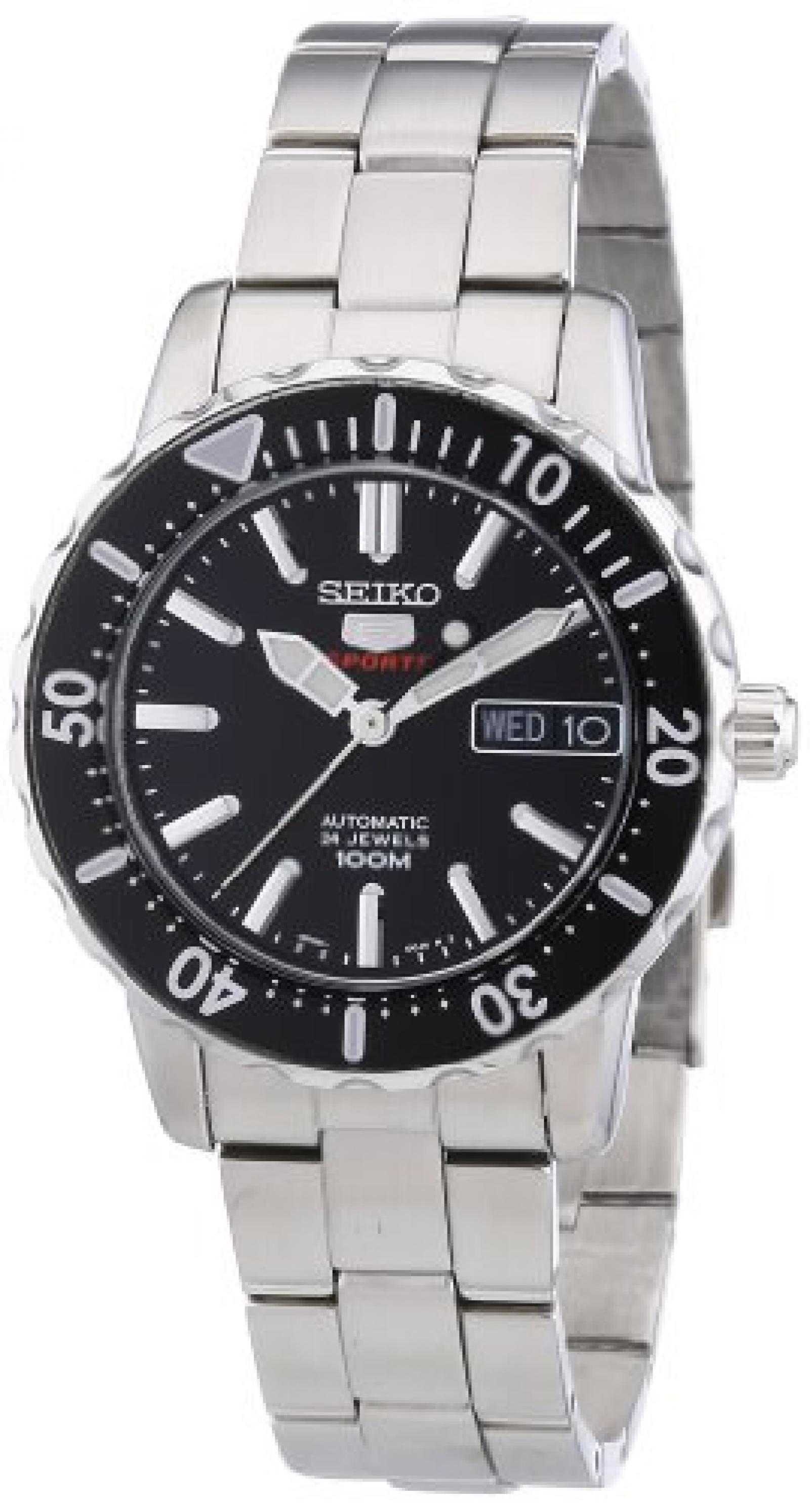 Seiko Damen-Armbanduhr Seiko 5 Sports Analog Automatik Edelstahl SRP191K1 Seiko Damen-Armbanduhr Seiko 5 Sports Analog Automatik Edelstahl SRP191K1