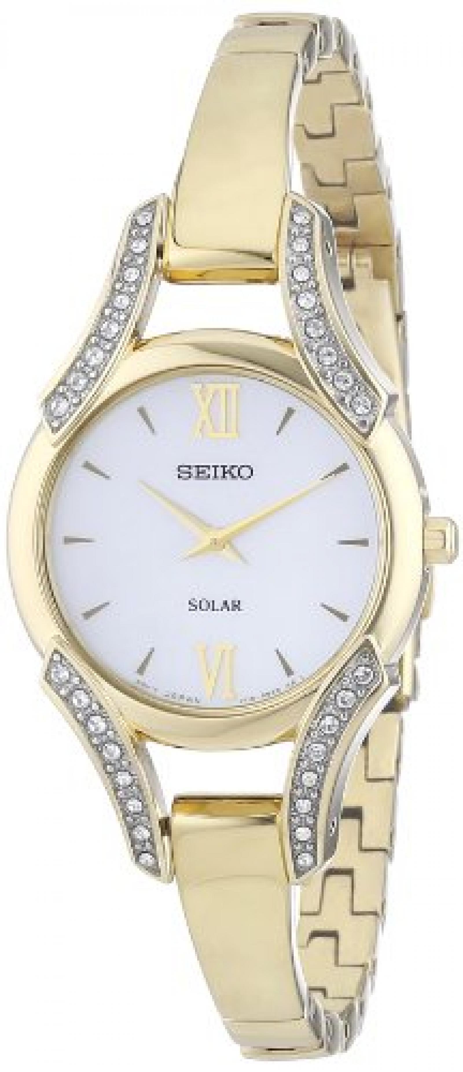 Seiko Damen-Armbanduhr XS Analog Quarz Edelstahl beschichtet SUP216P1 Seiko Damen-Armbanduhr XS Analog Quarz Edelstahl beschichtet SUP216P1