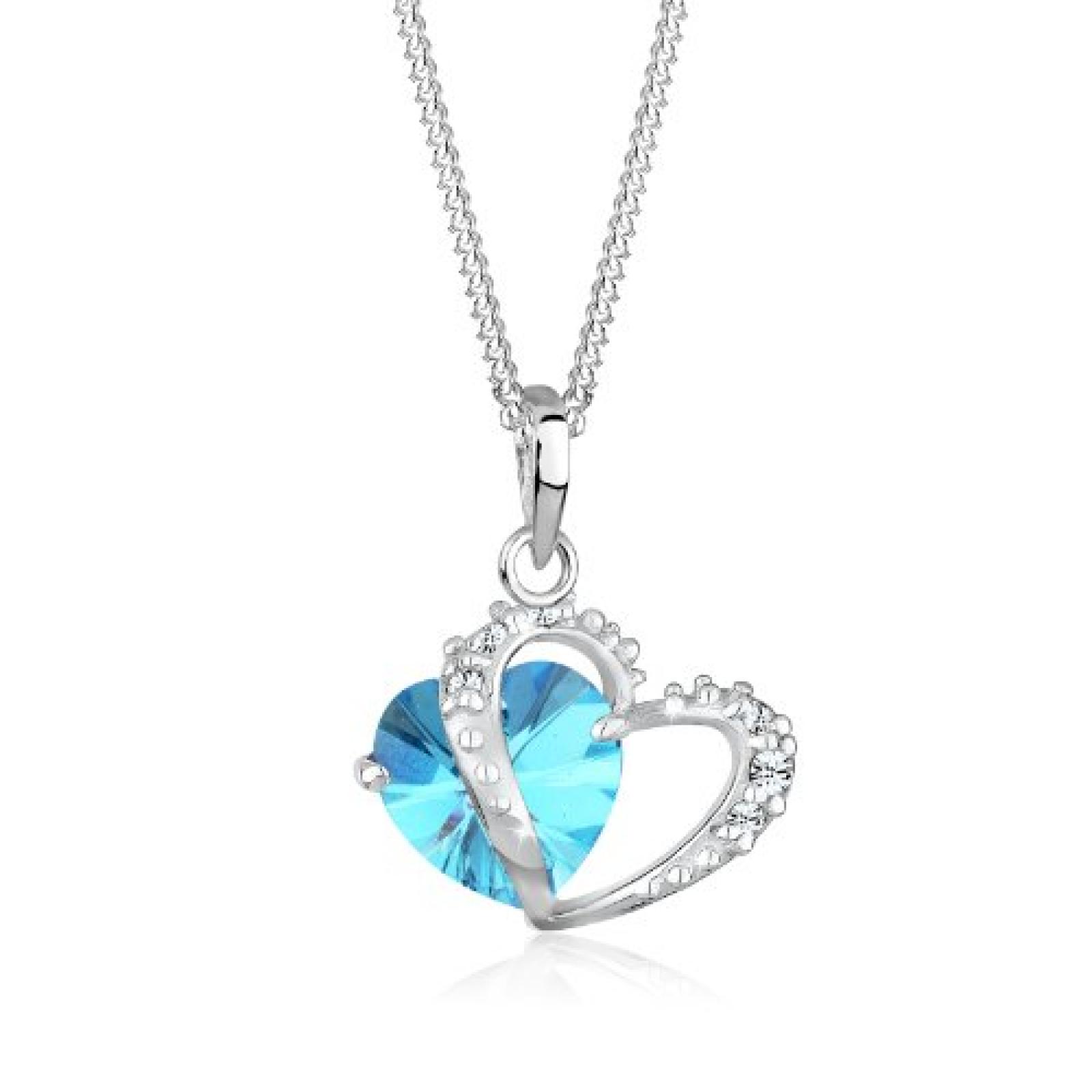Elli Damen-Halskette mit Anh&auml;nger 925 Sterling Silber L&auml;nge 45cm 0102861813_45 
