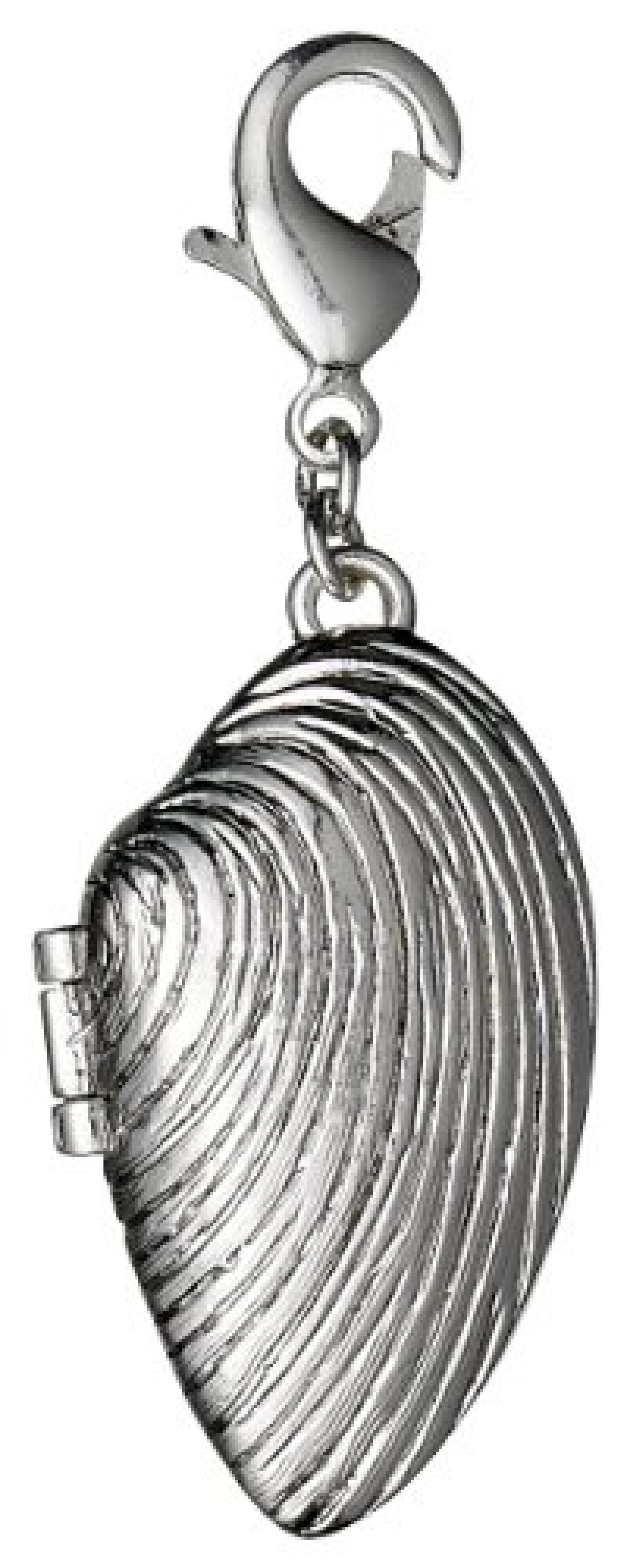 Pilgrim Jewelry Damen-Anhänger Messing aus der Serie Mega versilbert, 5.2 cm 411326008 