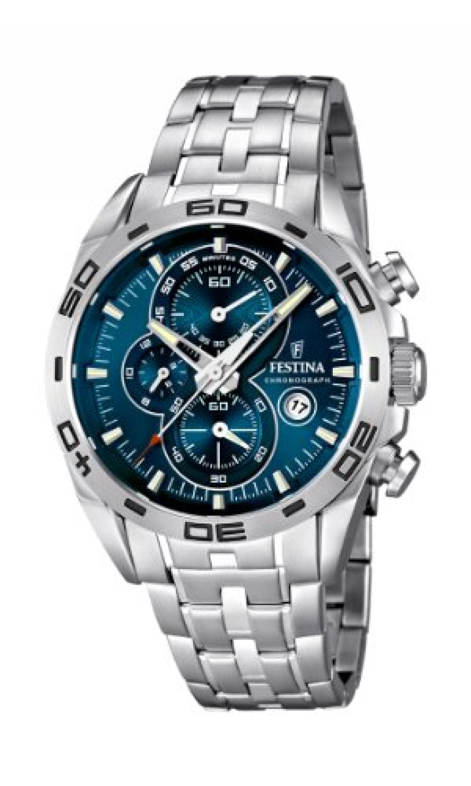 Festina Herren-Armbanduhr XL Analog Quarz Edelstahl F16654/2 Festina Herren-Armbanduhr XL Analog Quarz Edelstahl F16654/2