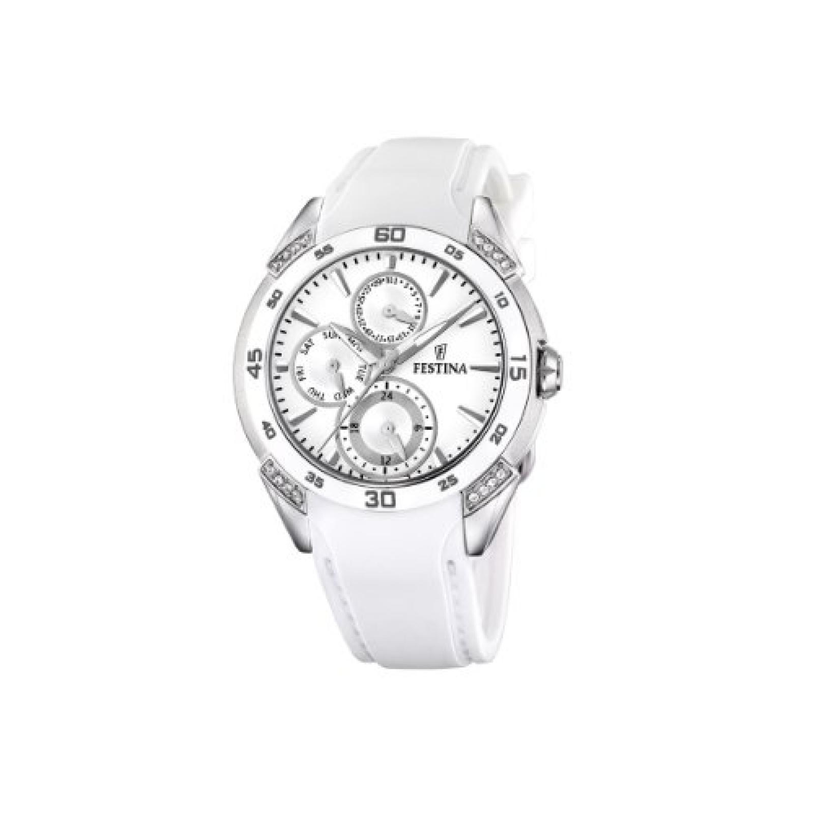 Festina F16394/1 Damenuhr Ceramic wei&szlig; 