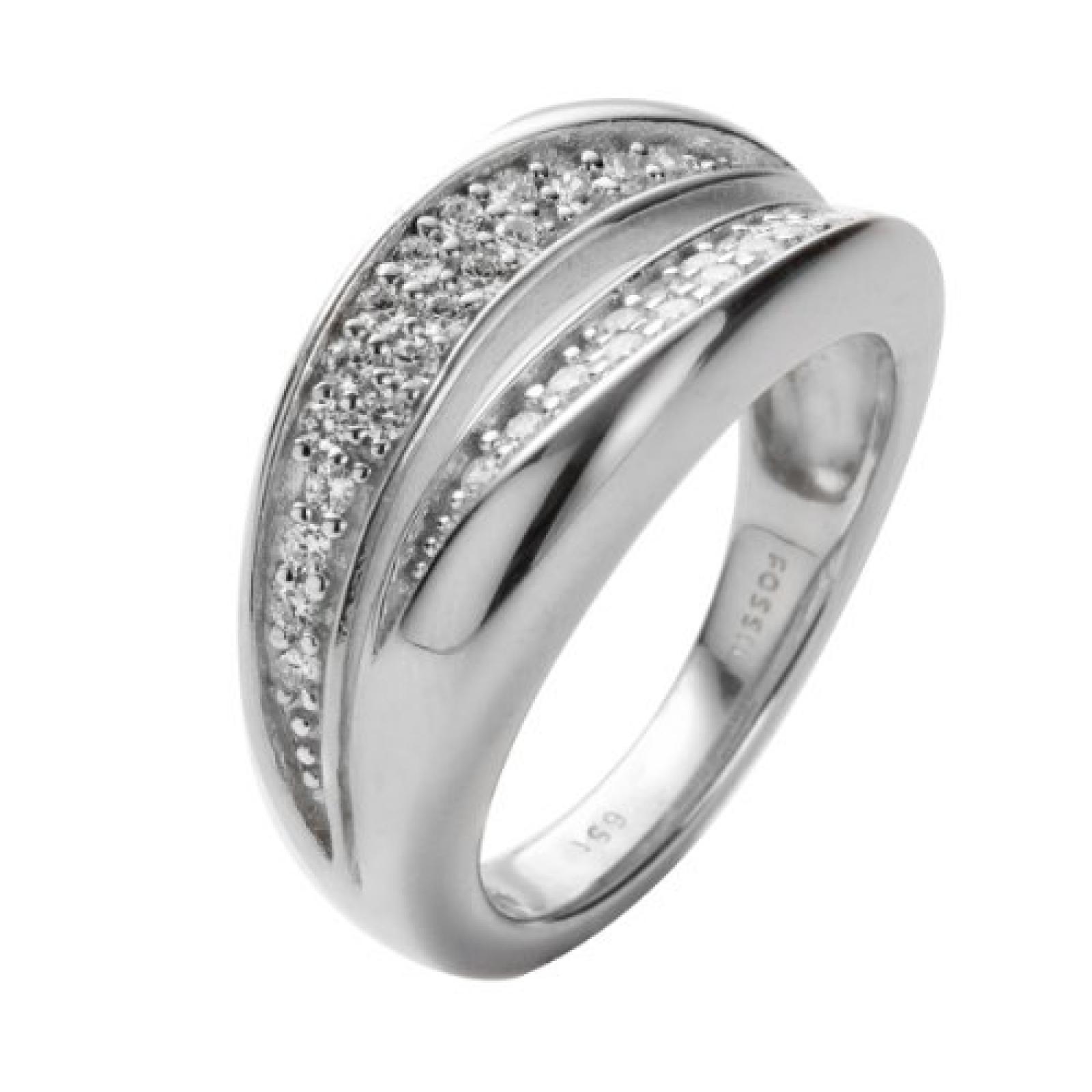 Fossil Jewelry Damen-Ring Silber 925 Gr.17 JFS00037040 17 Fossil Jewelry Damen-Ring Silber 925 Gr.17 JFS00037040 17