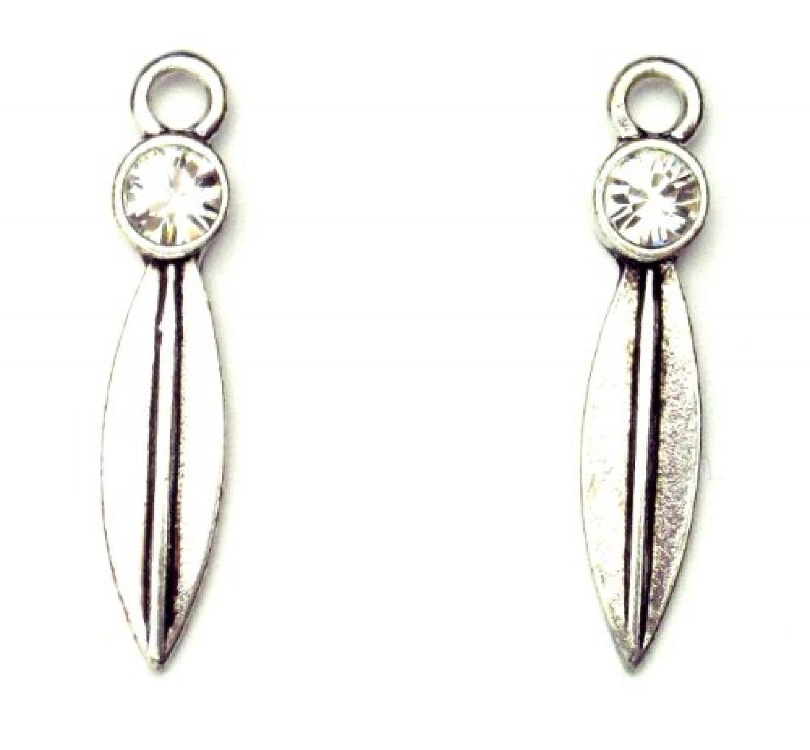 PILGRIM 511-047 Ohrring-Charms Anh&auml;nger, versilbert 