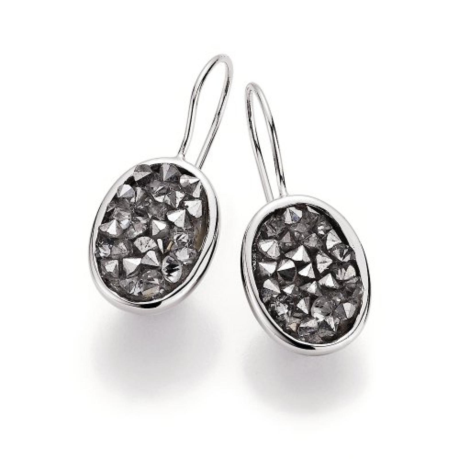 frida nyberg Damen-Ohrh&auml;nger grau 191006812 