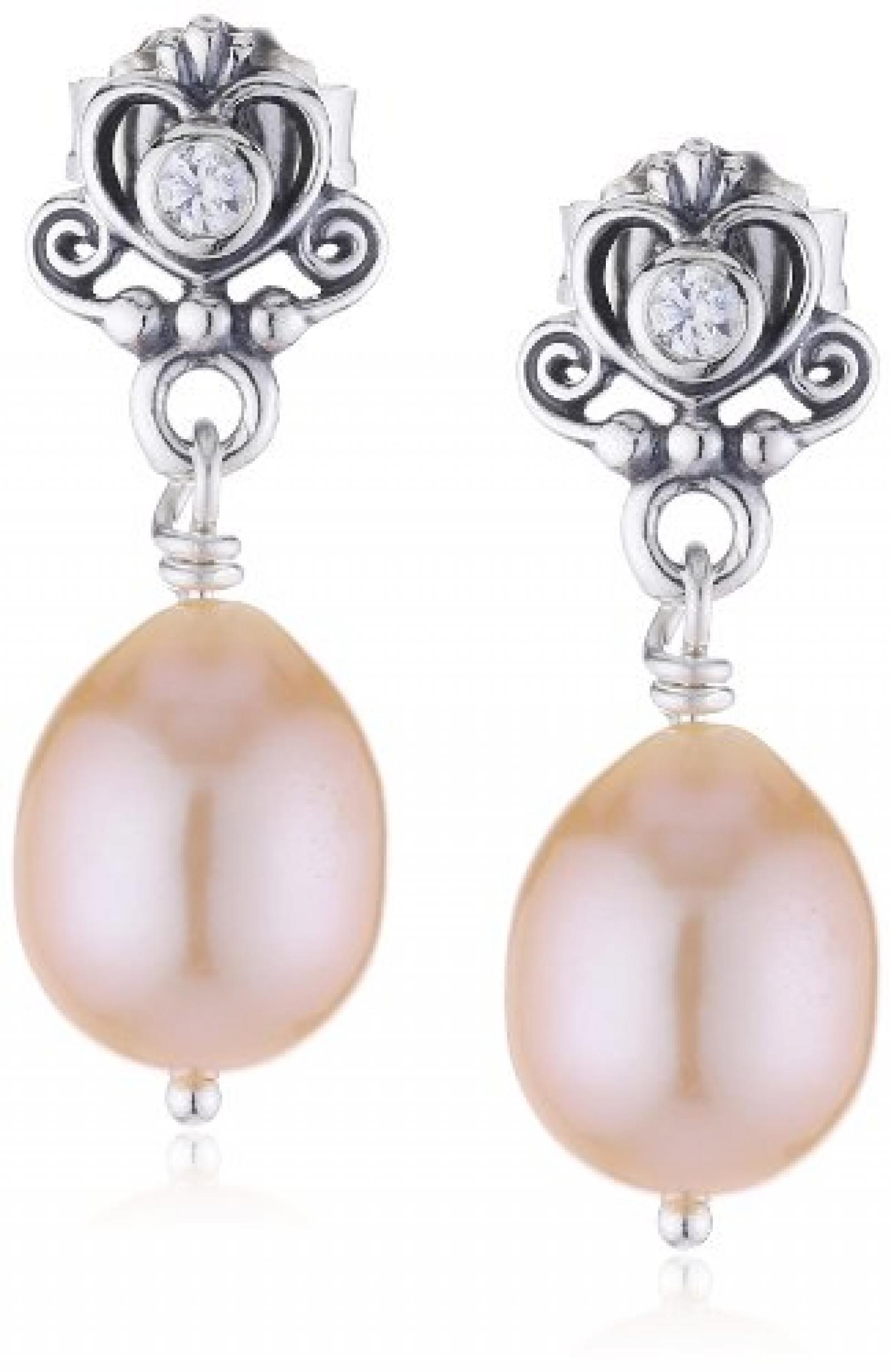 Pandora Damen-Ohrringe 925 Sterling Silber Zirkonia wei&szlig; 290536CZ 