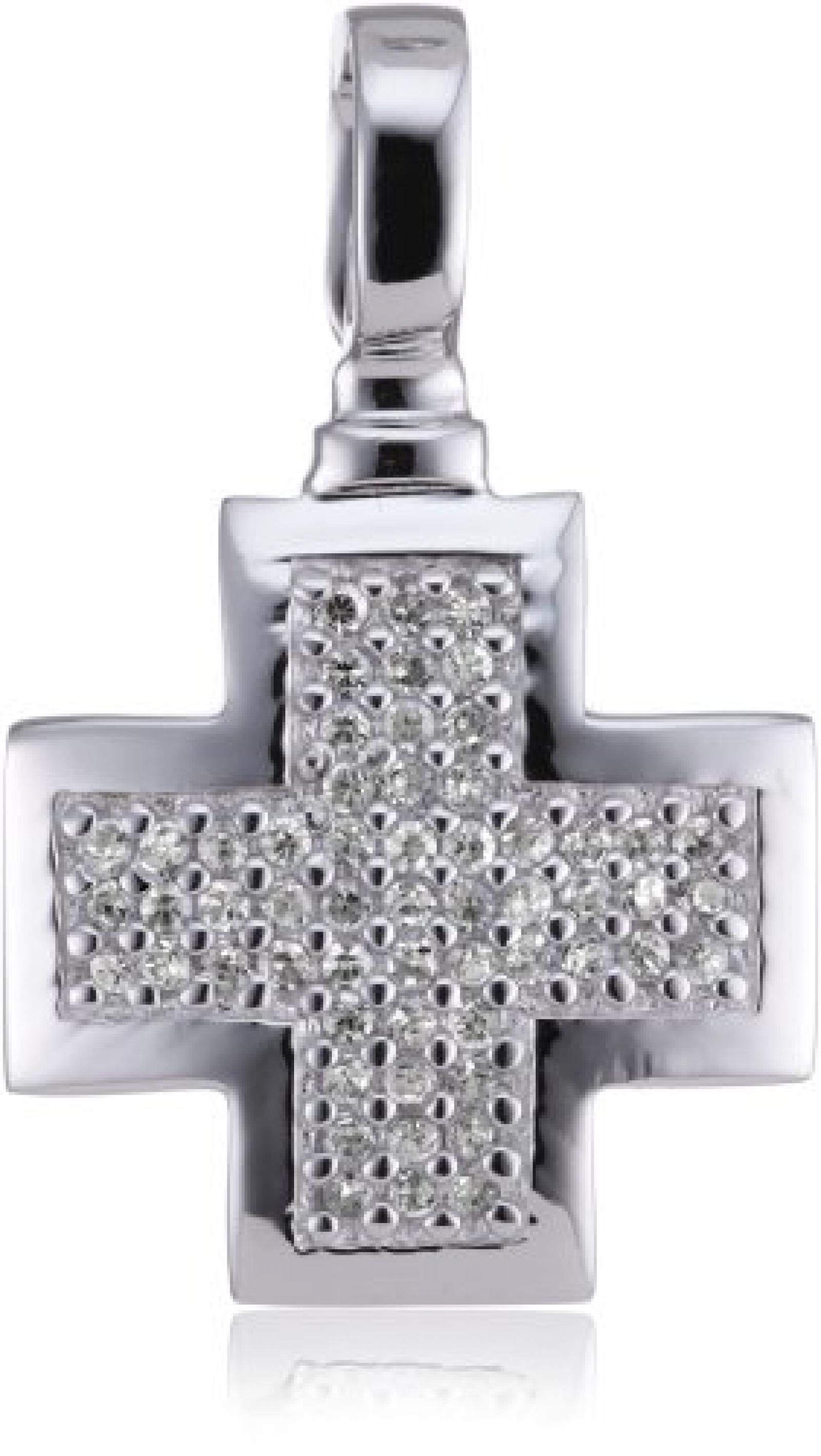 s.Oliver Loveys Damen-Anh&auml;nger Kreuz-Clip Silber 925 386838 
