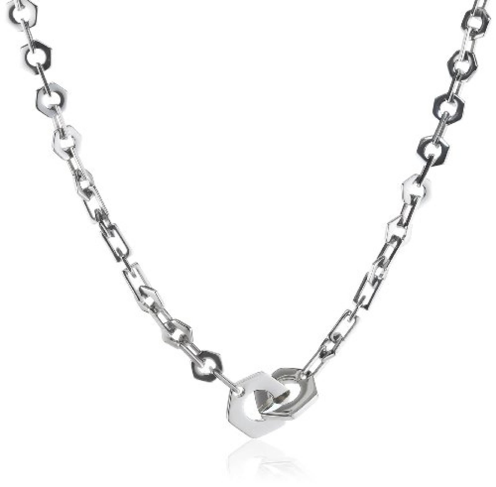 Nomination Damen-Halskette Dynamic Stahl (mit W&uuml;rfel) 024920/004 