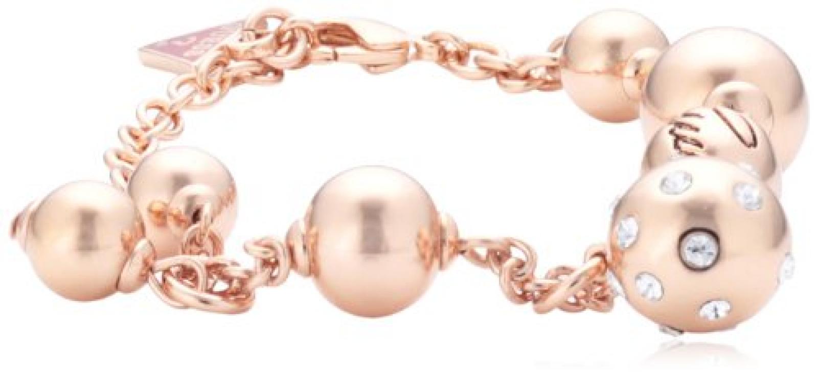 Guess Damen Armband Sparkle-Sphere Edelstahl Kristall vergoldet 17 cm UBB31317 Guess Damen Armband Sparkle-Sphere Edelstahl Kristall vergoldet 17 cm UBB31317