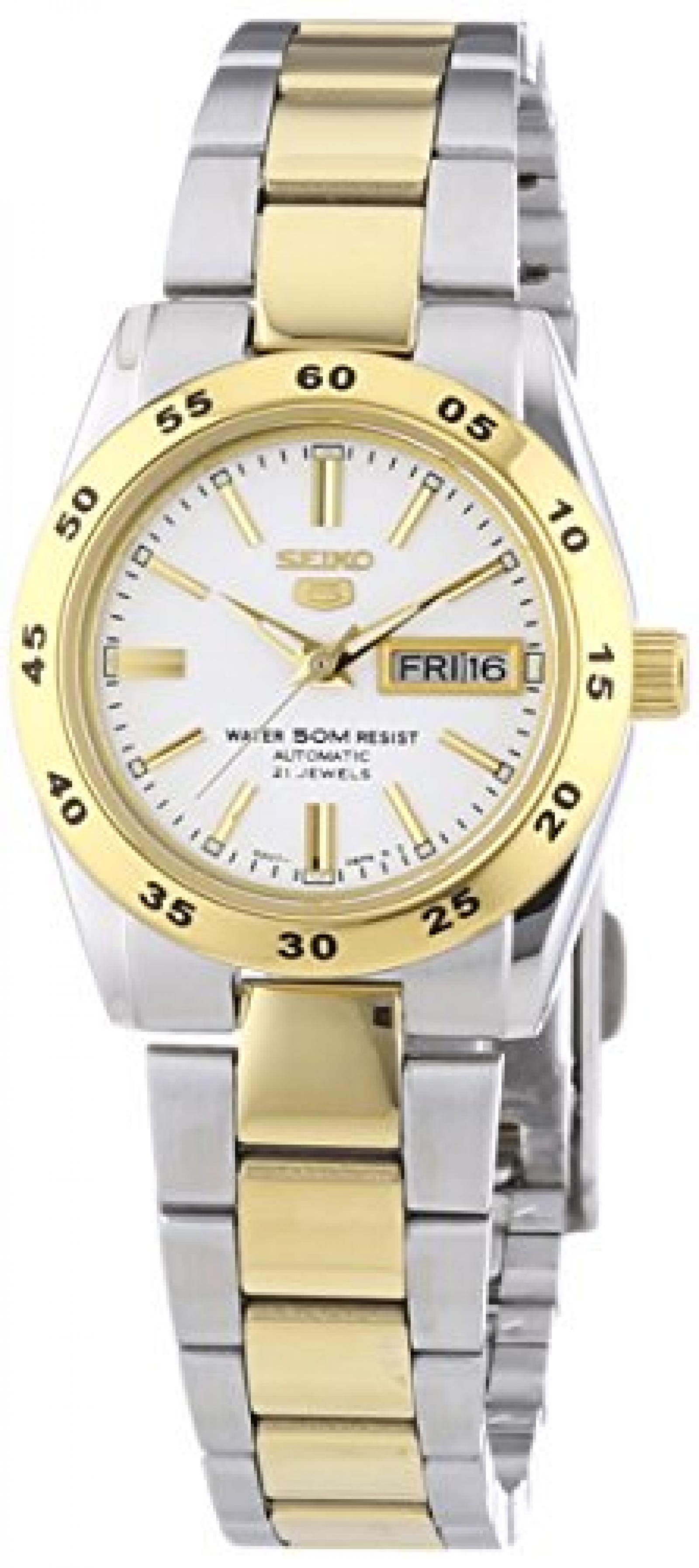 Seiko Damen-Armbanduhr XS Seiko 5 Analog Automatik Edelstahl beschichtet SYMG42K1 Seiko Damen-Armbanduhr XS Seiko 5 Analog Automatik Edelstahl beschichtet SYMG42K1