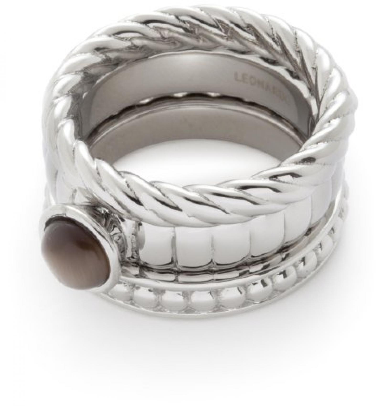 Leonardo Jewels Damen-Set/3 Ring Trio Twirl 01388 Leonardo Jewels Damen-Set/3 Ring Trio Twirl 01388