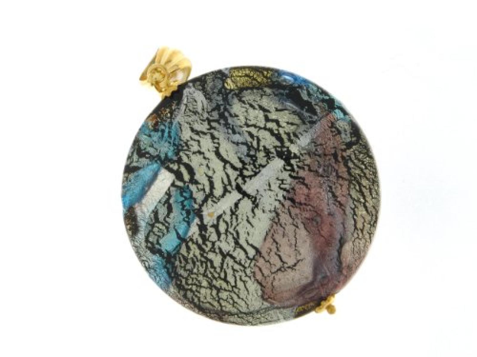 Kettenworld Damen-Anh&auml;nger Silber vergoldet 322448 