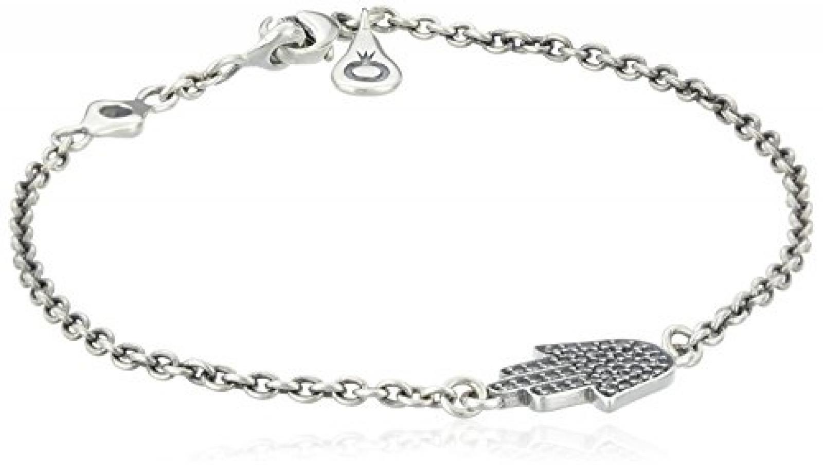 Pandora Damen-Armband Hamsa 925 Silber Zirkonia weiß 590505CZ Pandora Damen-Armband Hamsa 925 Silber Zirkonia weiß 590505CZ