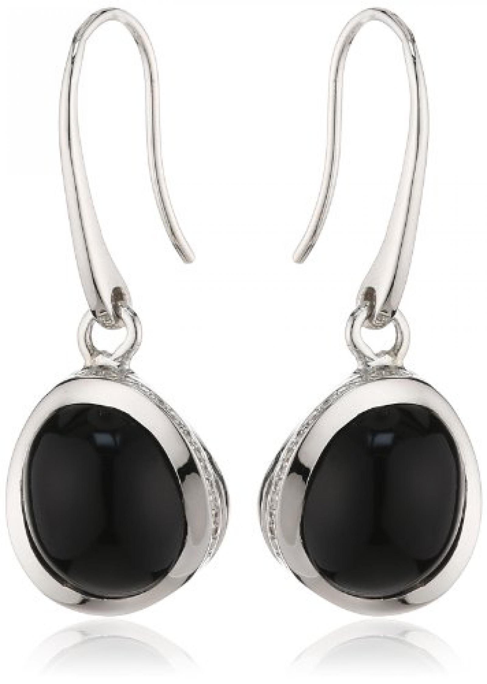 Viventy Damen-Ohrhänger 925 Sterling Silber mit 1 Zirkonia in weiss und 1 Onyx in schwarz 763434 Viventy Damen-Ohrhänger 925 Sterling Silber mit 1 Zirkonia in weiss und 1 Onyx in schwarz 763434