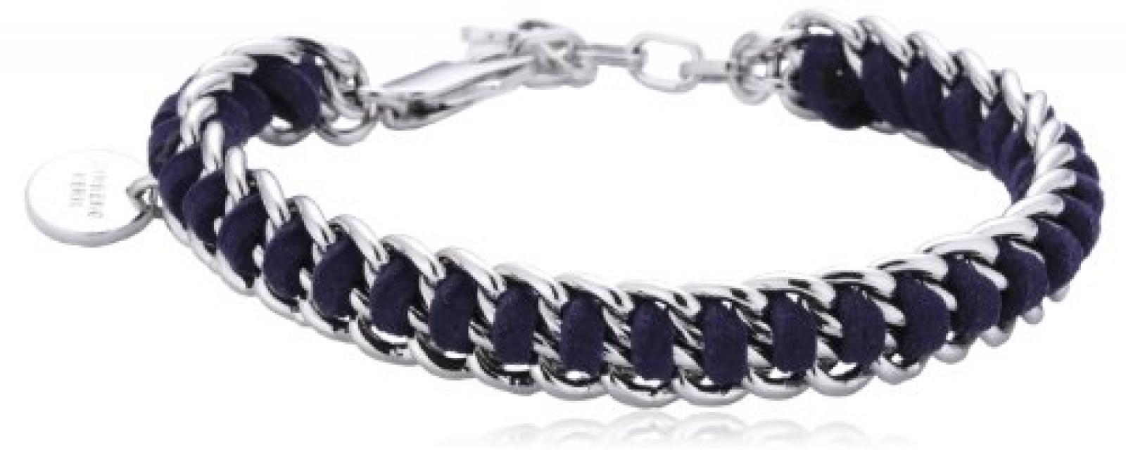 Dyrberg/Kern Damen Armband Versilbertes Metall blau 335162 Dyrberg/Kern Damen Armband Versilbertes Metall blau 335162