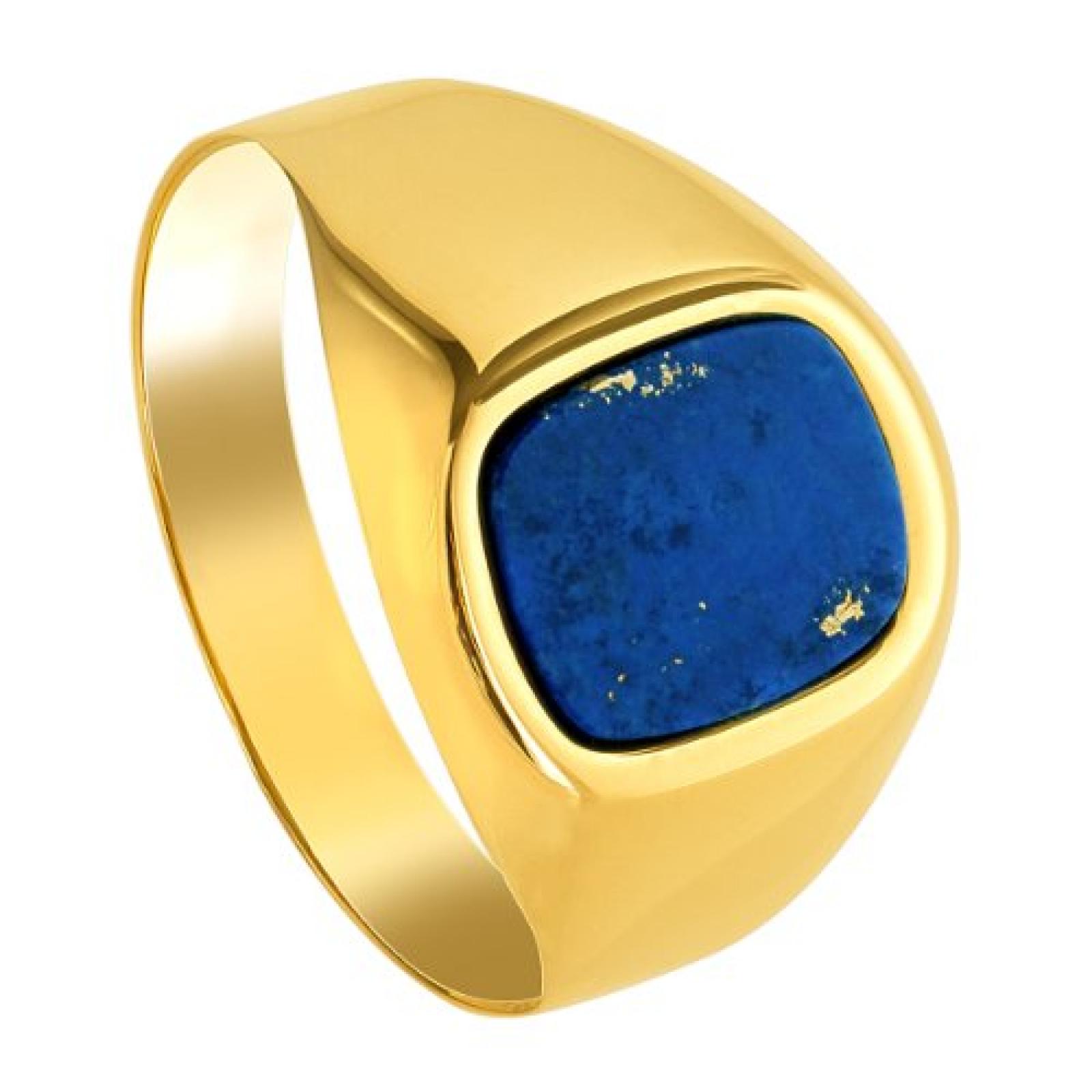 Bella Donna Herren-Ring 333 Gelbgold 1 Lapis Lazuli 