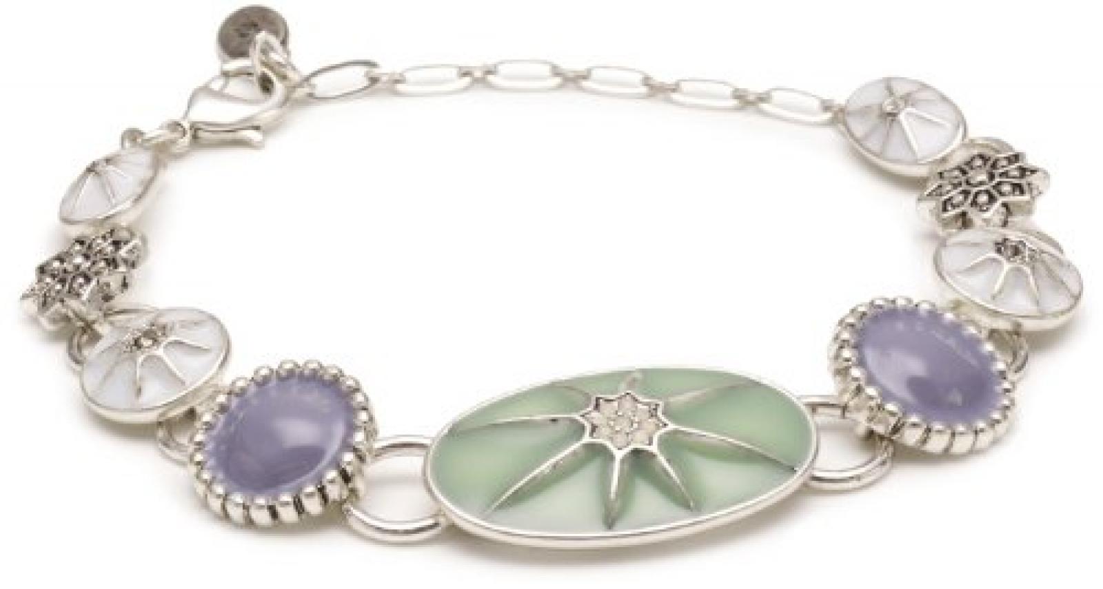 Pilgrim Damen-Armband aus der Serie Sunset Versilbert Mint 19 cm 18122-6402 Pilgrim Damen-Armband aus der Serie Sunset Versilbert Mint 19 cm 18122-6402