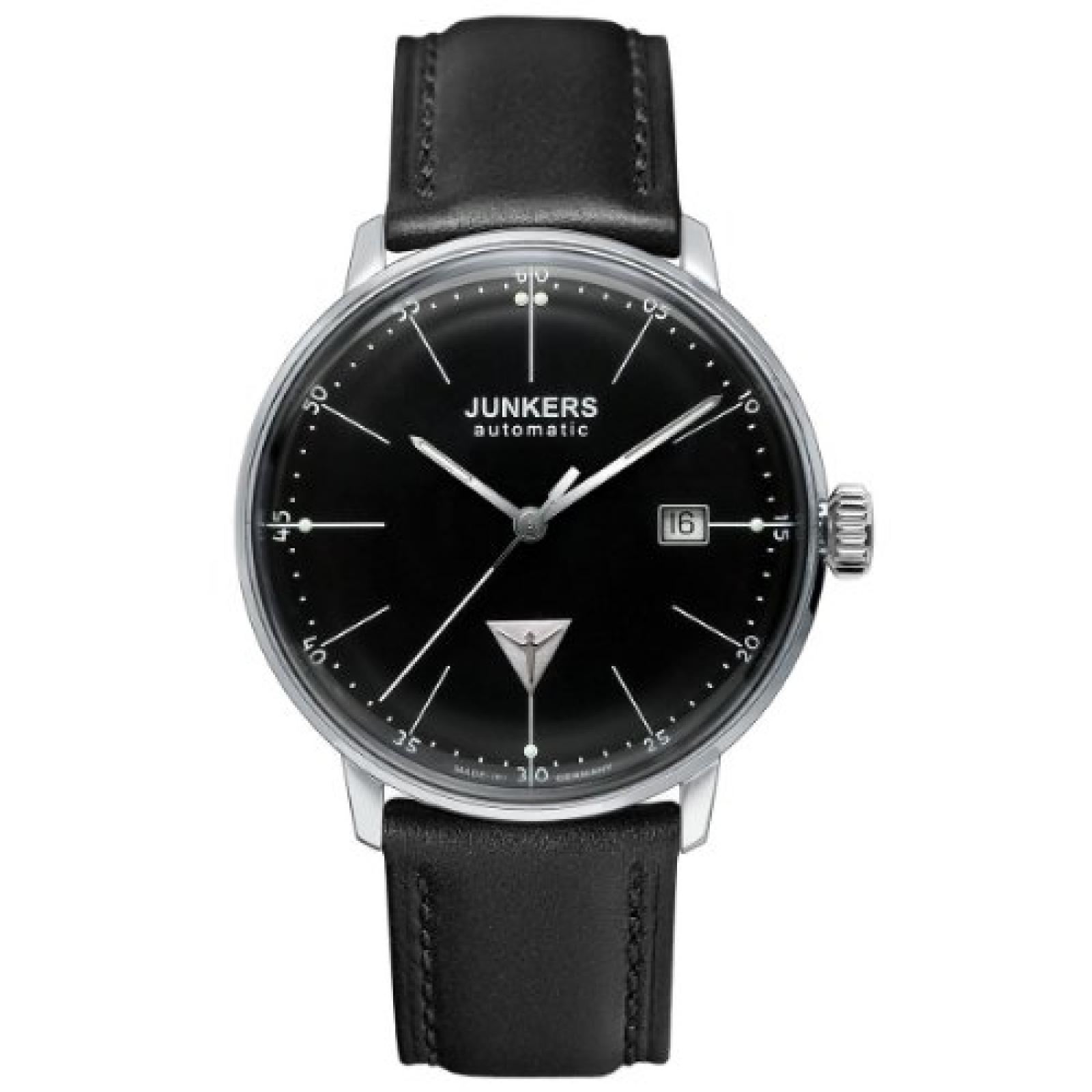Junkers Herren-Armbanduhr XL Bauhaus Automatik Analog Automatik Leder 60502 Junkers Herren-Armbanduhr XL Bauhaus Automatik Analog Automatik Leder 60502