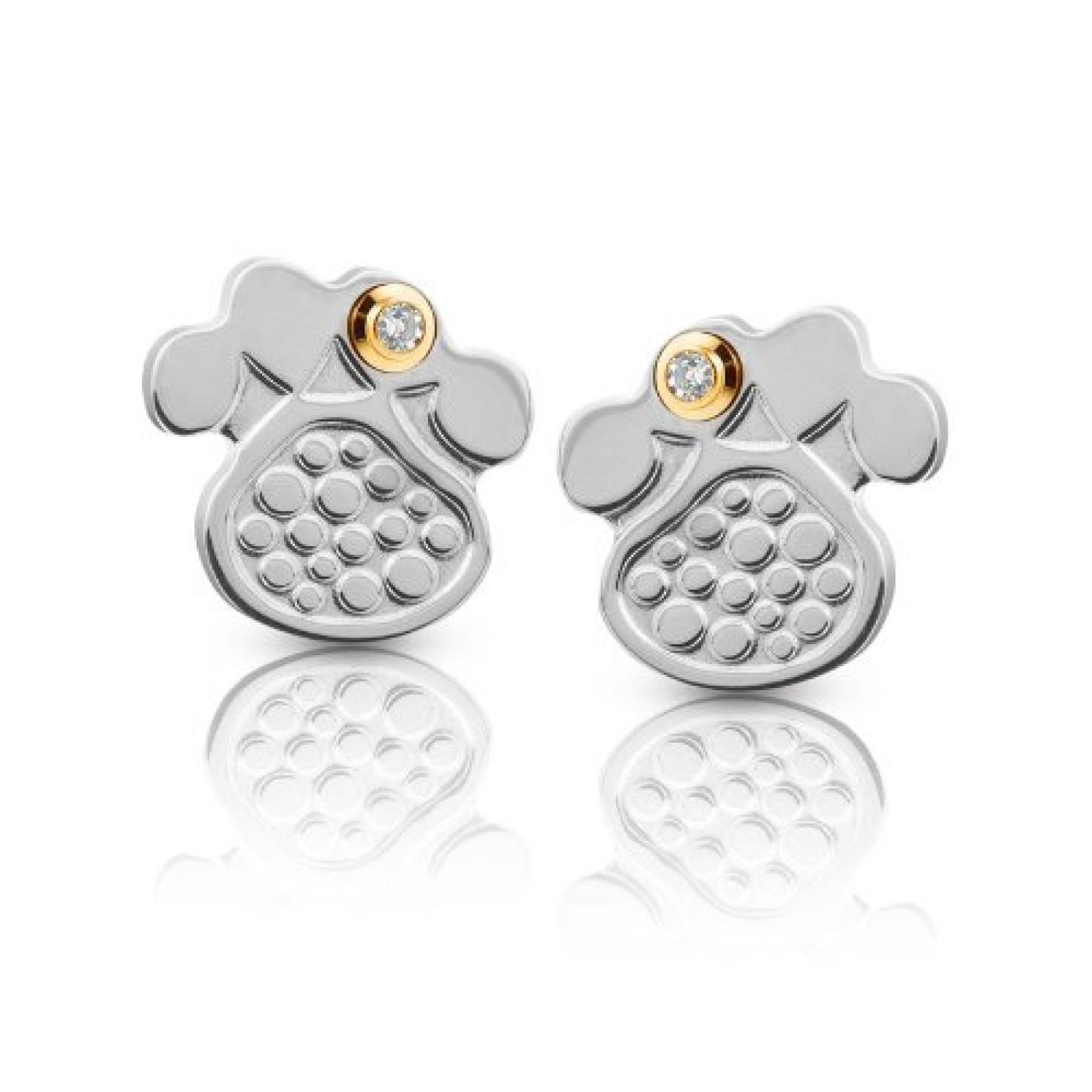 NominatioN SYMPHONY Ohrstecker (Spur des Hundes) 026251-013 