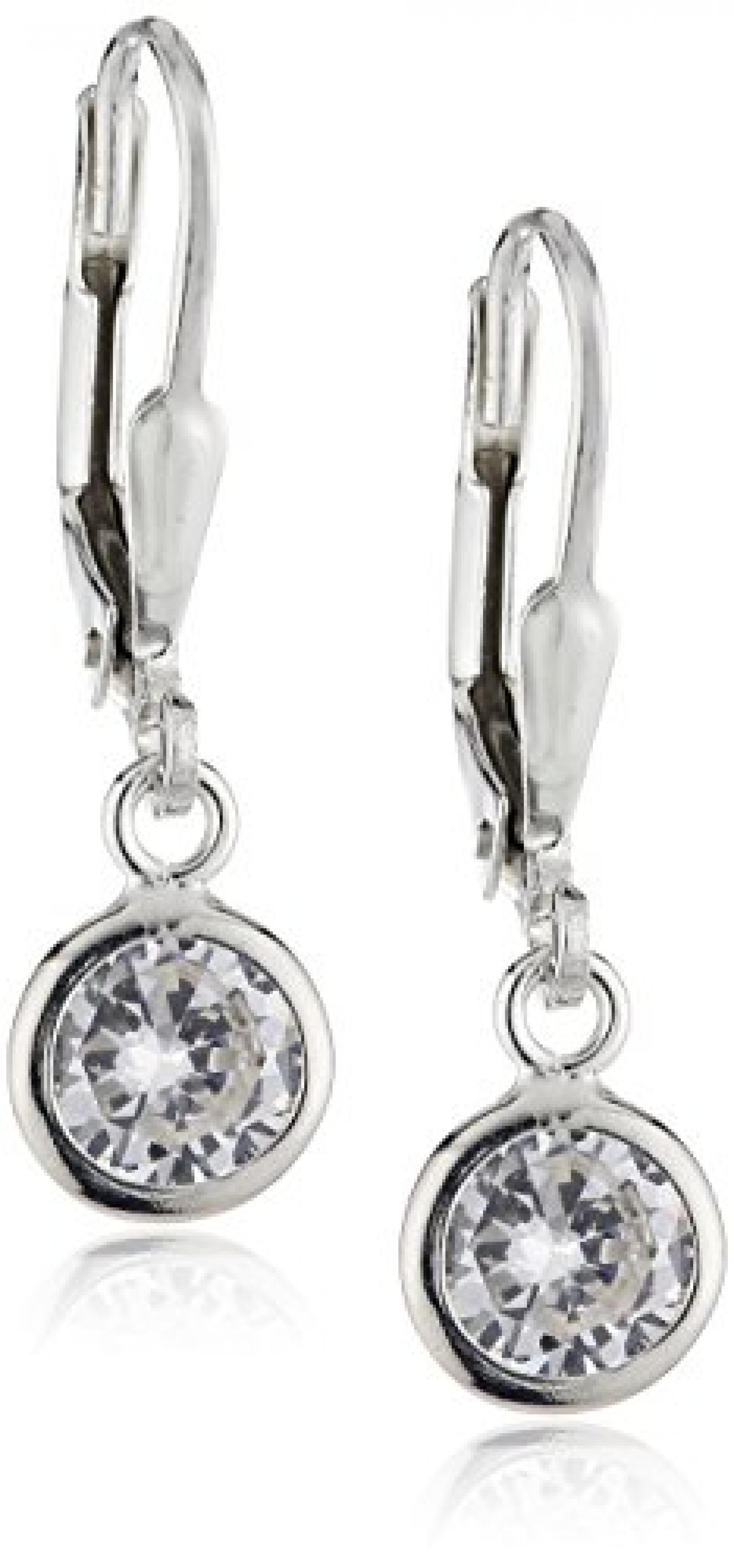 ZEEme Basic Damen-Ohrhänger 925/- Sterling Silber Zirkonia weiß 299230003 ZEEme Basic Damen-Ohrhänger 925/- Sterling Silber Zirkonia weiß 299230003