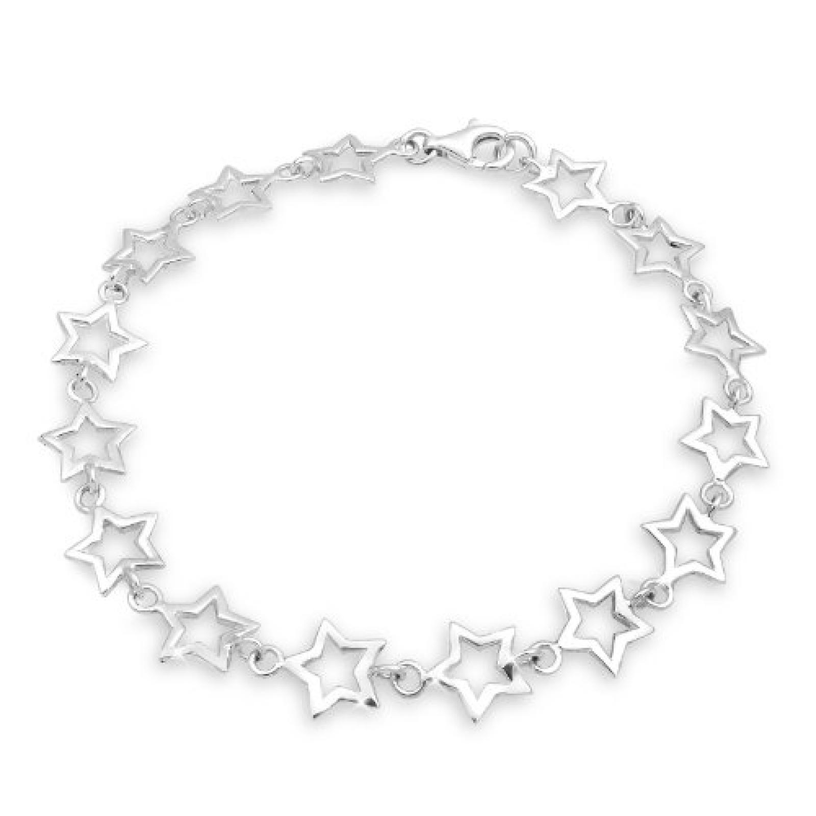 Elli Damen-Armband Sterne L&auml;nge 19cm 925 Sterling Silber 0205792711_19 