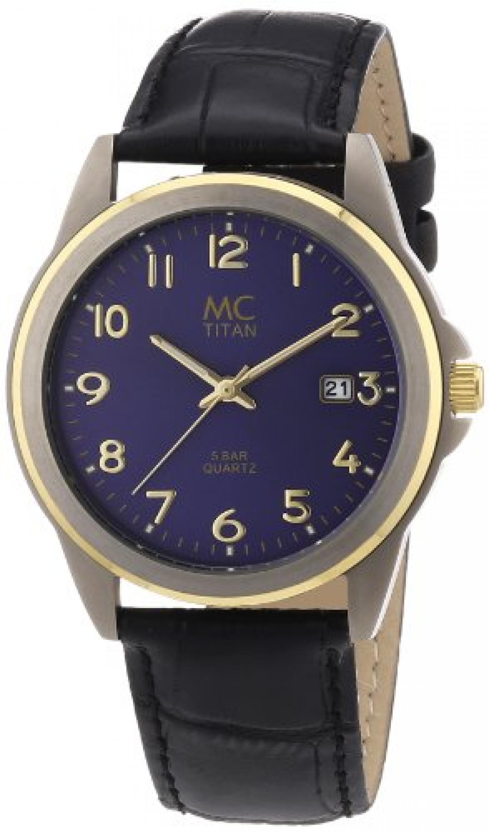 MC Timetrend Herren-Armbanduhr Analog Quarz Leder 26759 MC Timetrend Herren-Armbanduhr Analog Quarz Leder 26759