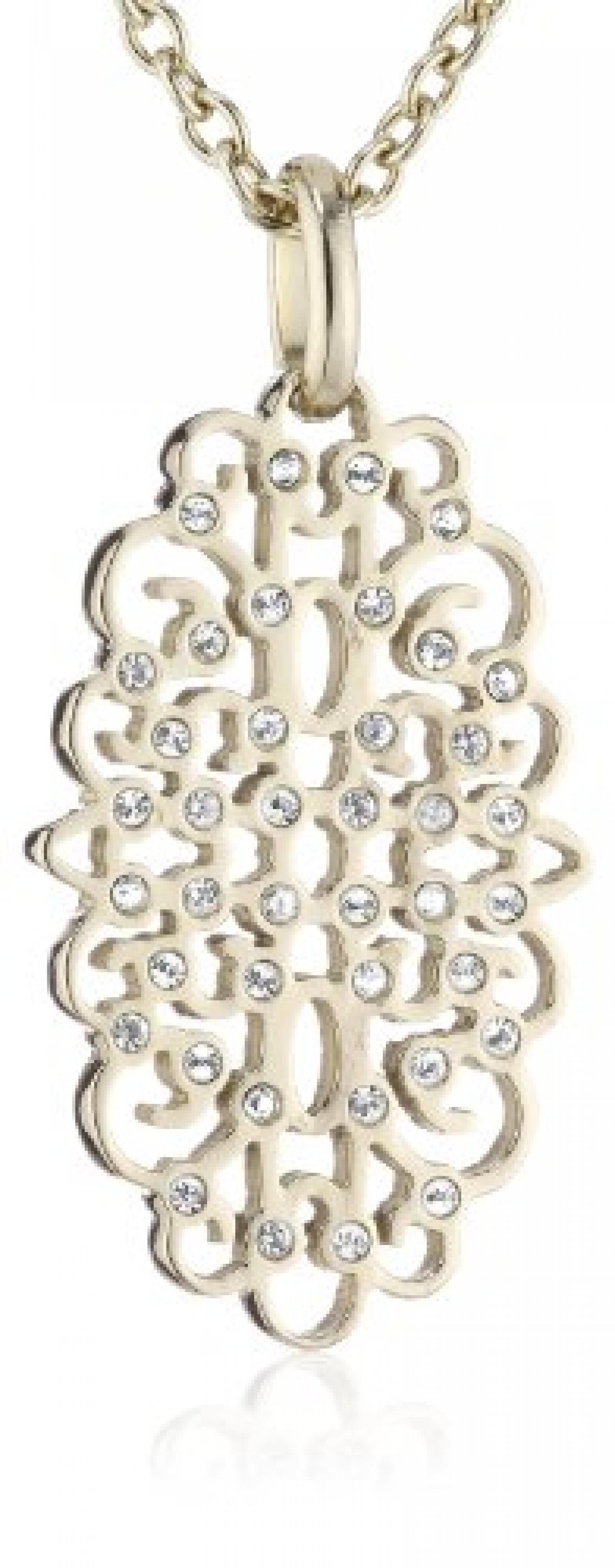Dyrberg/Kern Damen-Halskett mit Anh&auml;nger JUSTINIA SG CRYSTAL 333673 