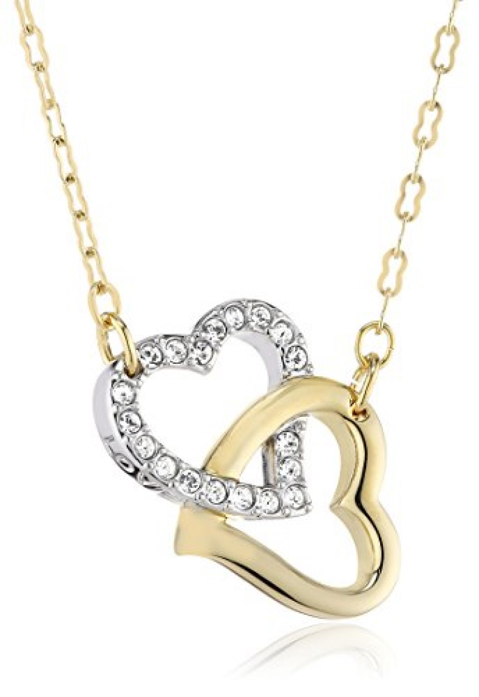 Swarovski Damen-Halskette MATCH vergoldeter und rhodinierter Edelstahl 38 cm 1062708 