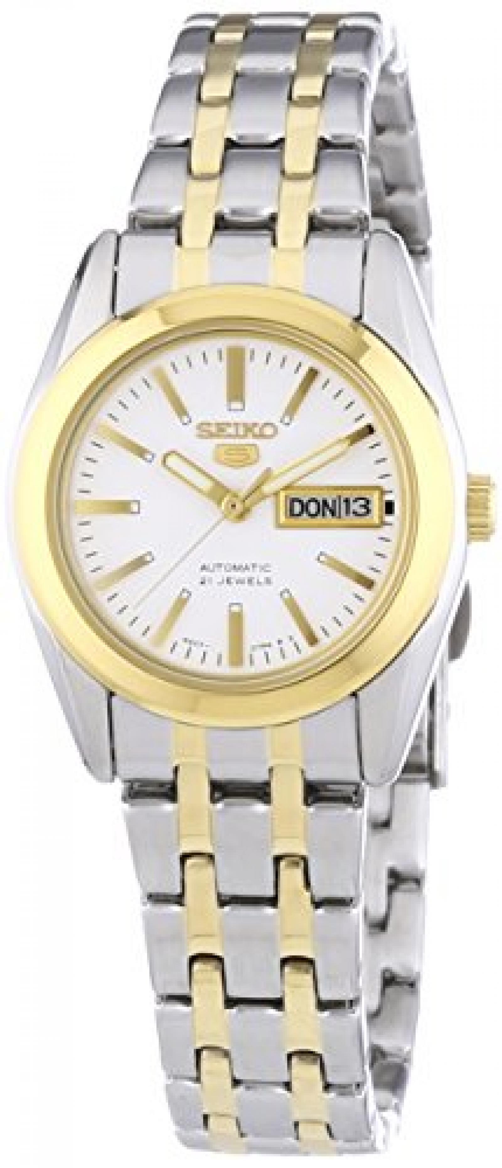 Seiko Damen-Armbanduhr XS Seiko 5 Analog Automatik Edelstahl beschichtet SYMH88K1 Seiko Damen-Armbanduhr XS Seiko 5 Analog Automatik Edelstahl beschichtet SYMH88K1