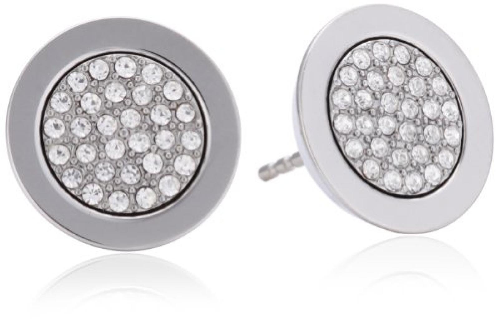 Michael Kors Damen-Ohrstecker Zirkonia Edelstahl wei&szlig; MKJ2742040 