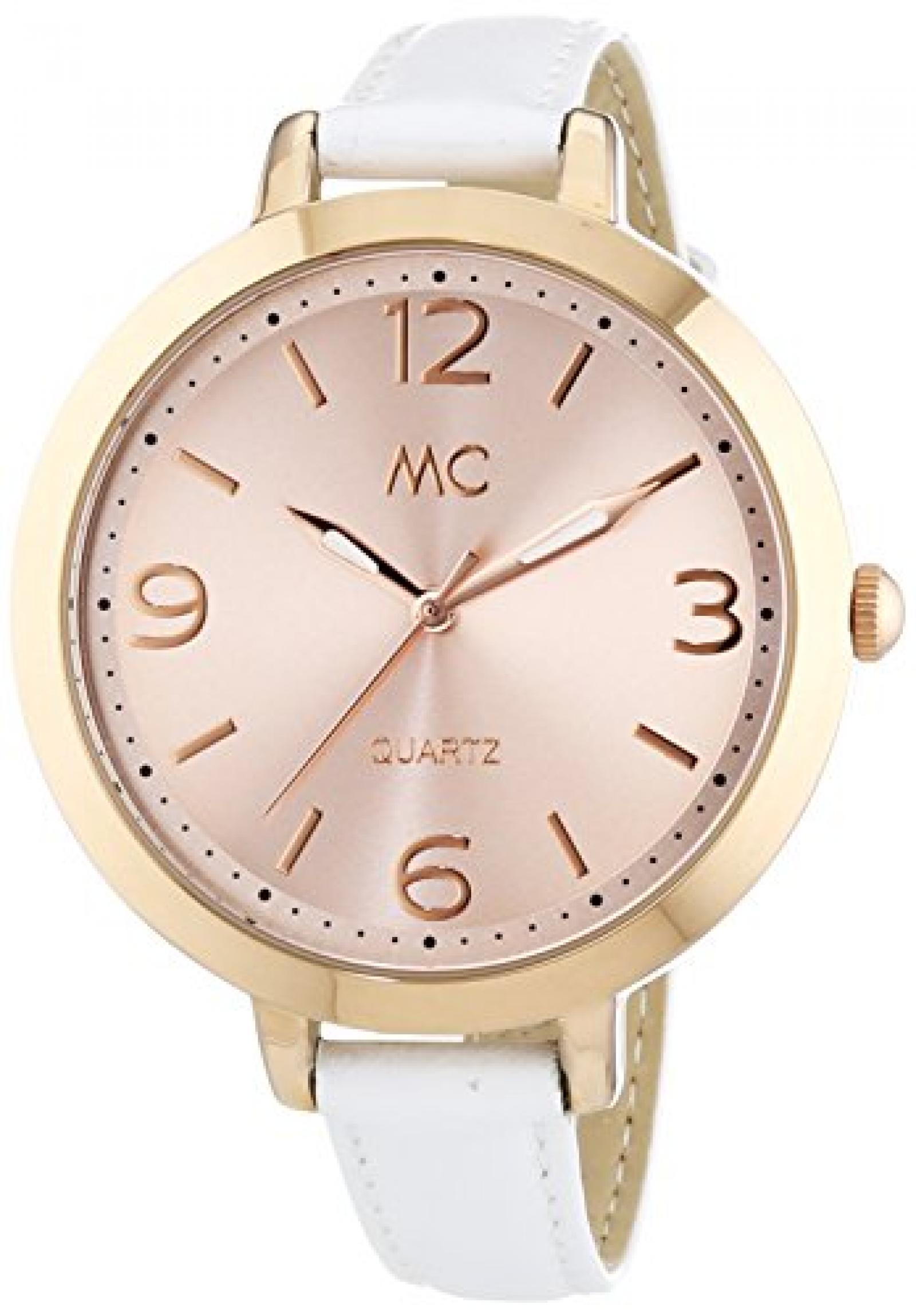 MC Timetrend Damen-Armbanduhr Analog Quarz Leder 51296 