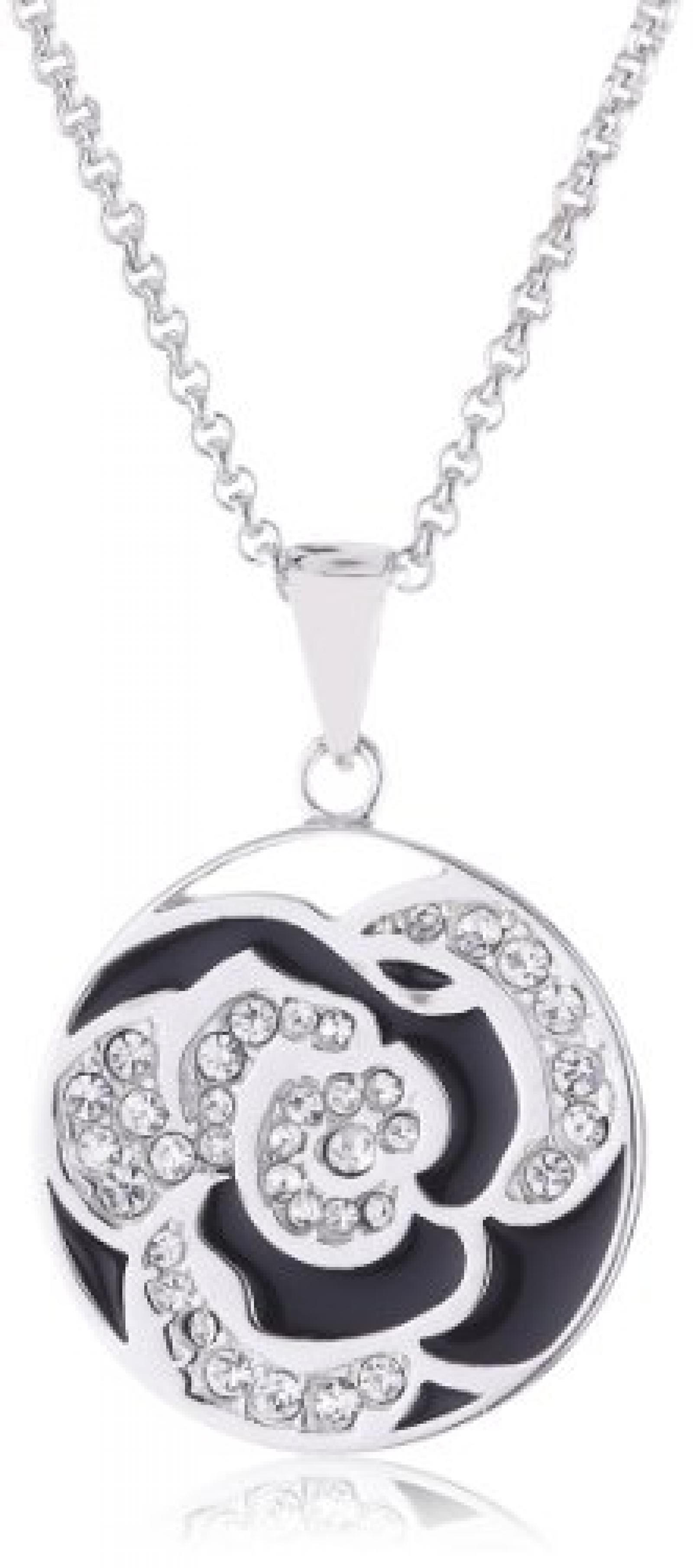 s.Oliver Damen-Halskette 925 Sterling Silber 64 Zirkonia mehrfarbig 45 cm 438414 s.Oliver Damen-Halskette 925 Sterling Silber 64 Zirkonia mehrfarbig 45 cm 438414