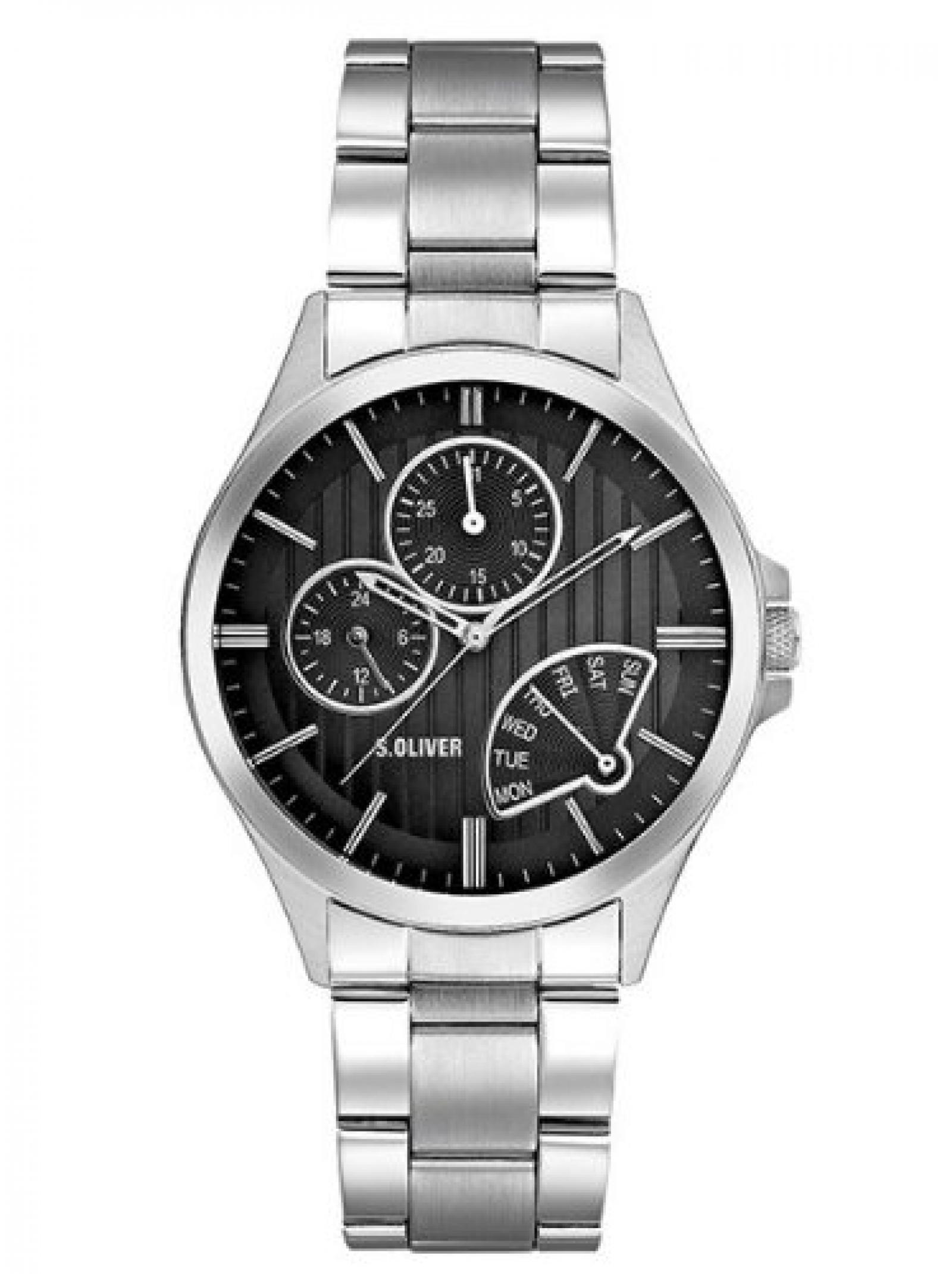 s.Oliver Herren-Armbanduhr Multifunktion SO-1707-MM s.Oliver Herren-Armbanduhr Multifunktion SO-1707-MM