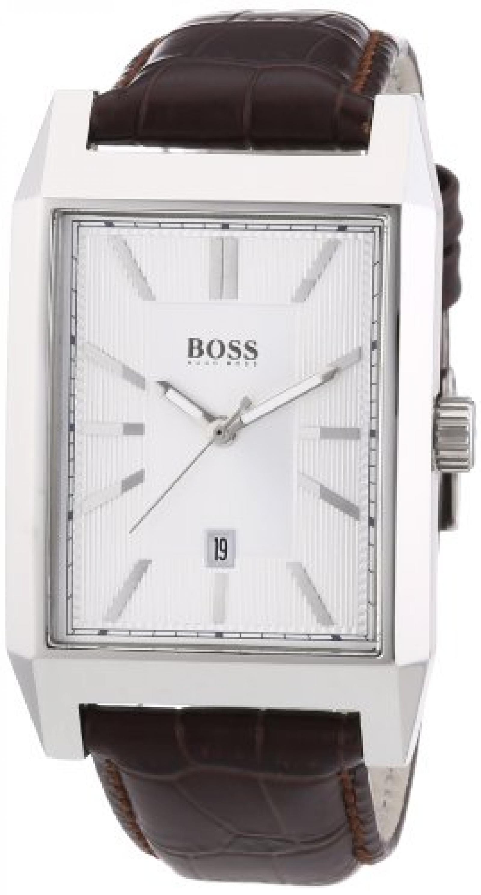 Hugo Boss Herren-Armbanduhr Analog Quarz Leder 1512916 Hugo Boss Herren-Armbanduhr Analog Quarz Leder 1512916