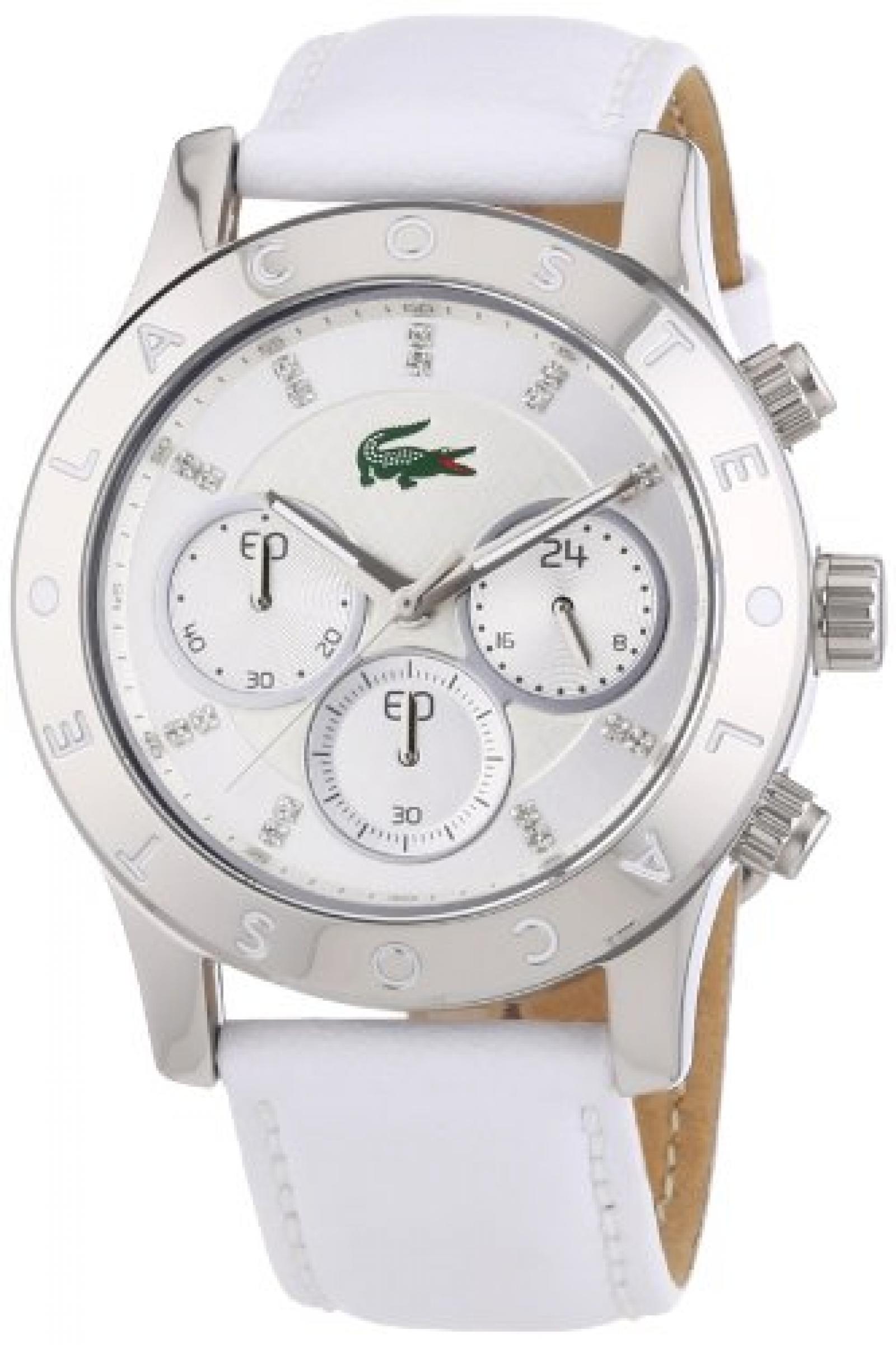 Lacoste Damen-Armbanduhr Charlotte Analog Quarz Leder 2000832 Lacoste Damen-Armbanduhr Charlotte Analog Quarz Leder 2000832