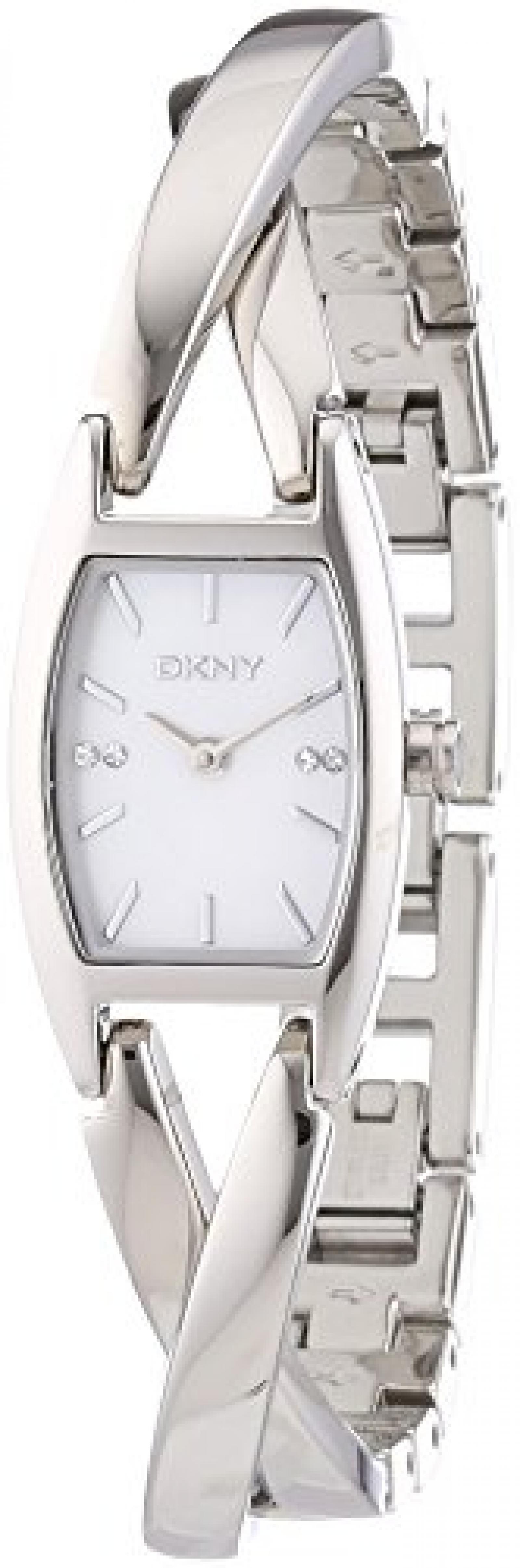 DKNY Damen-Armbanduhr Analog Quarz Edelstahl NY4631 