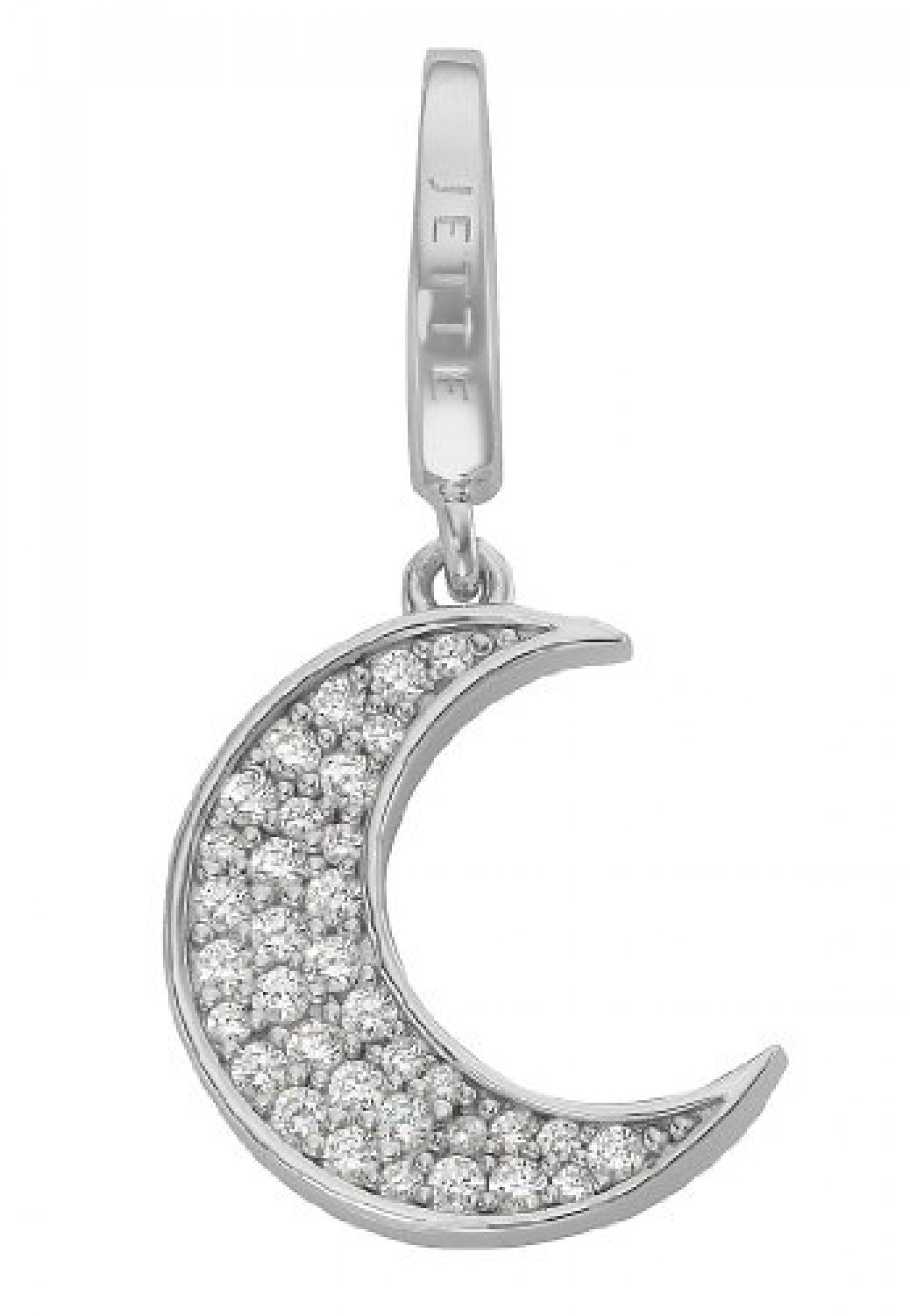 JETTE Charms Damen-Charm CHARM 925er Silber rhodiniert 35 Zirkonia One Size, silber 