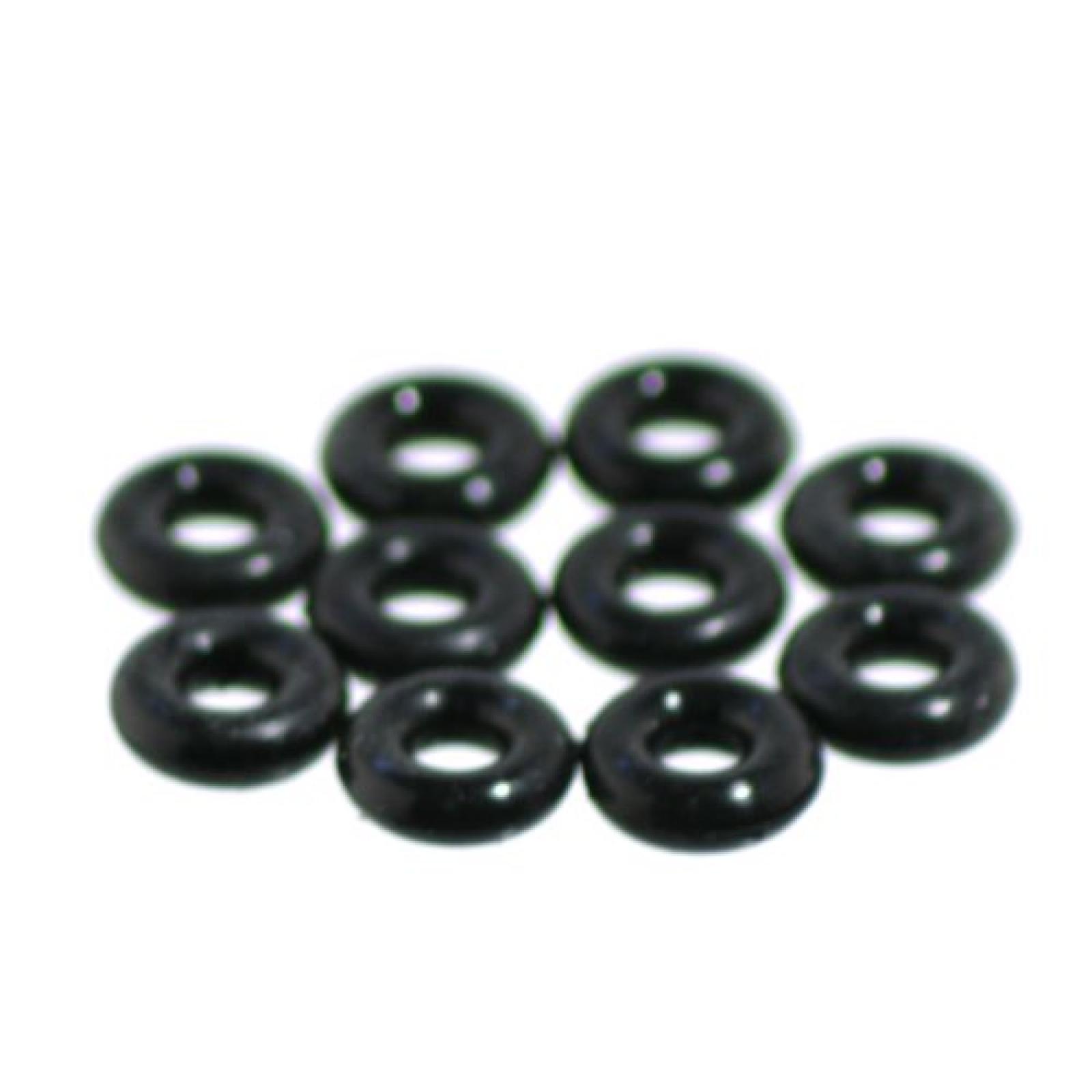 Bella Carina 10x Gummi Stopper - dunkel - f&uuml;r Beads Armb&auml;nder bis 3mm 