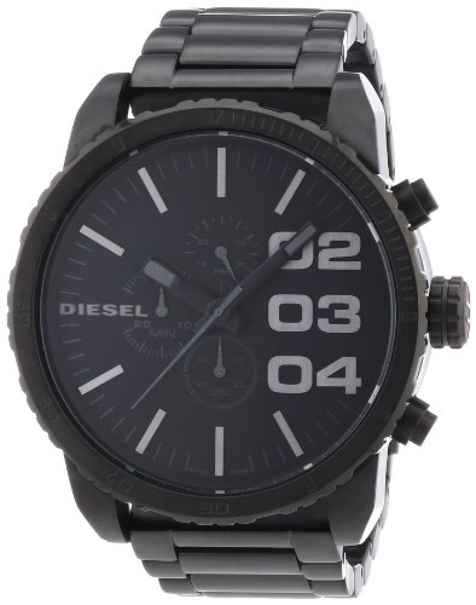 Diesel Herren-Armbanduhr XL Franchise-51 Chronograph Quarz Edelstahl DZ4207 Diesel Herren-Armbanduhr XL Franchise-51 Chronograph Quarz Edelstahl DZ4207