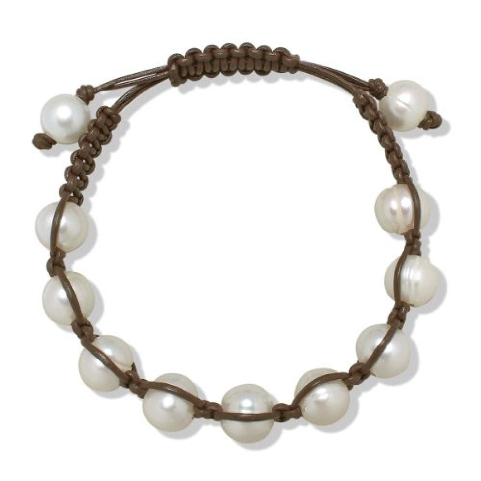 Valero Pearls Women's Bracelet with Freshwater Cultured Pearls White 00446665